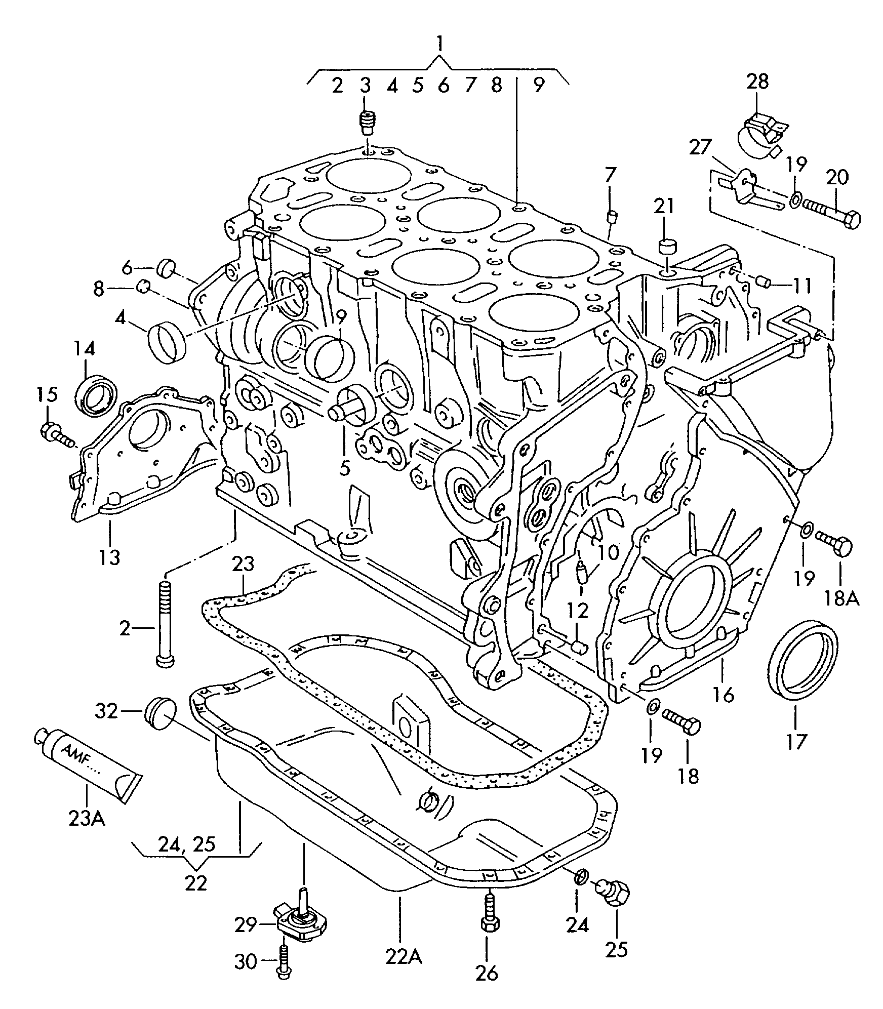 VAG 068 198 171 - Shaft Seal, crankshaft onlydrive.pro