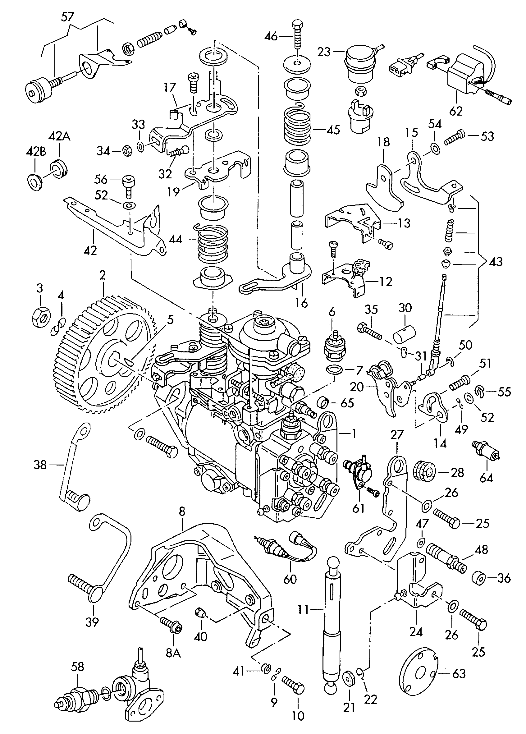 Seat 028130111F - Gear, camshaft onlydrive.pro