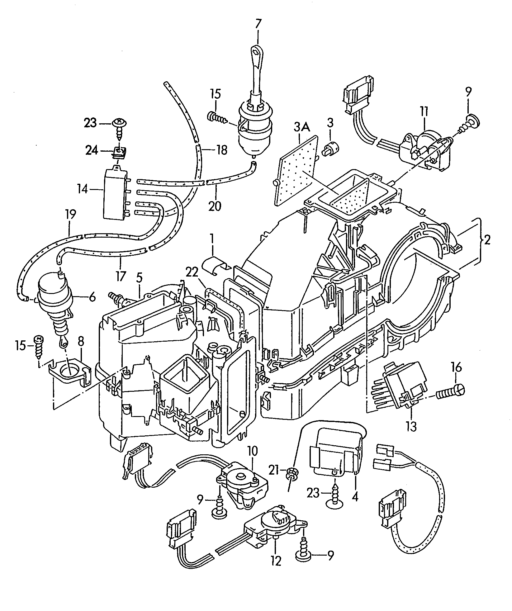 Seat 1H0 907 543 A - Siuntimo blokas, vidaus temperatūra onlydrive.pro