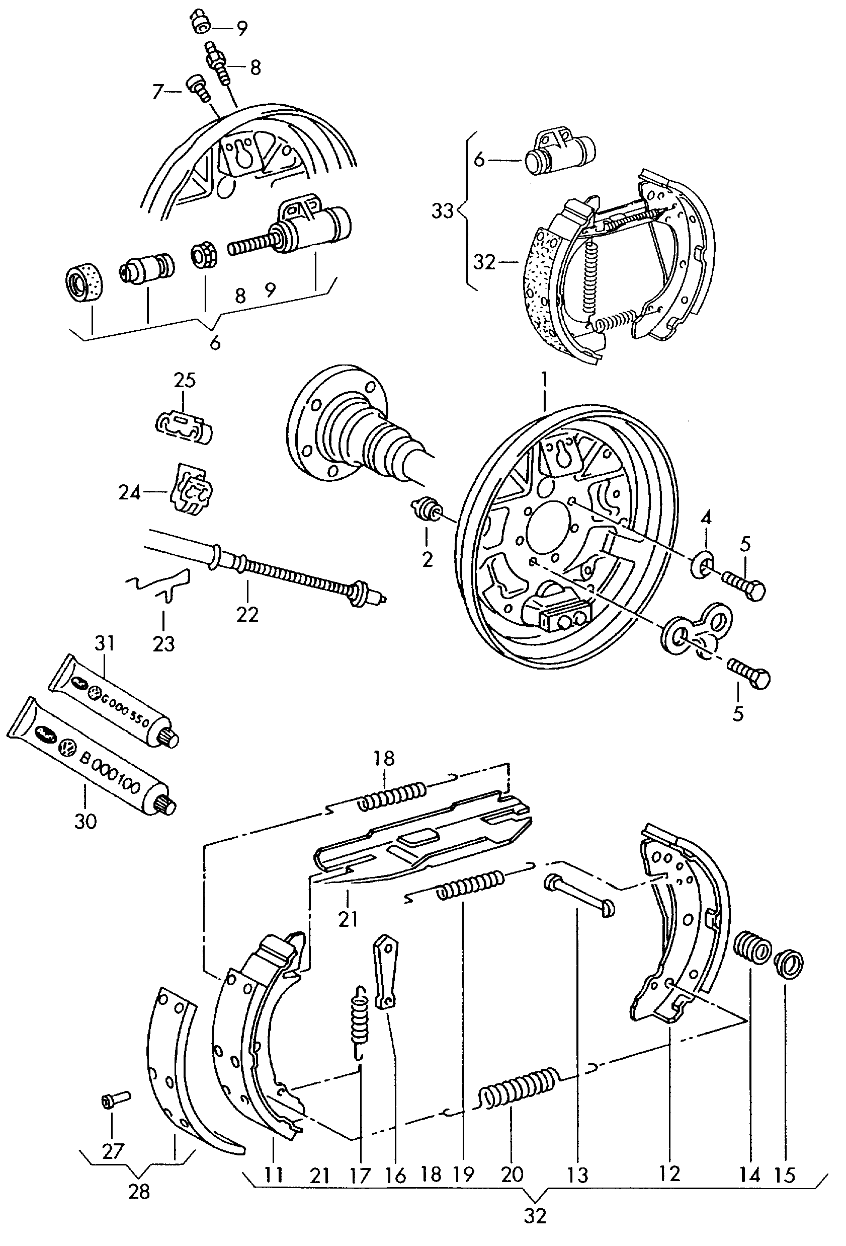 VAG 1H0 698 511 AX - Jarrukenkäsarja onlydrive.pro