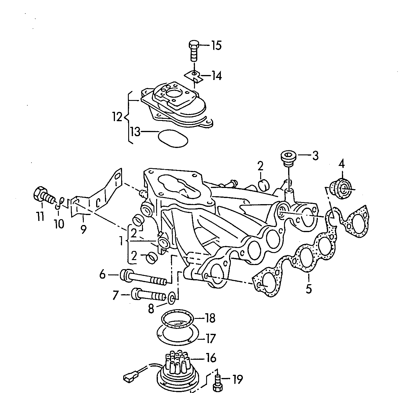 Seat 048 129 717 D - Прокладка, впускной коллектор onlydrive.pro