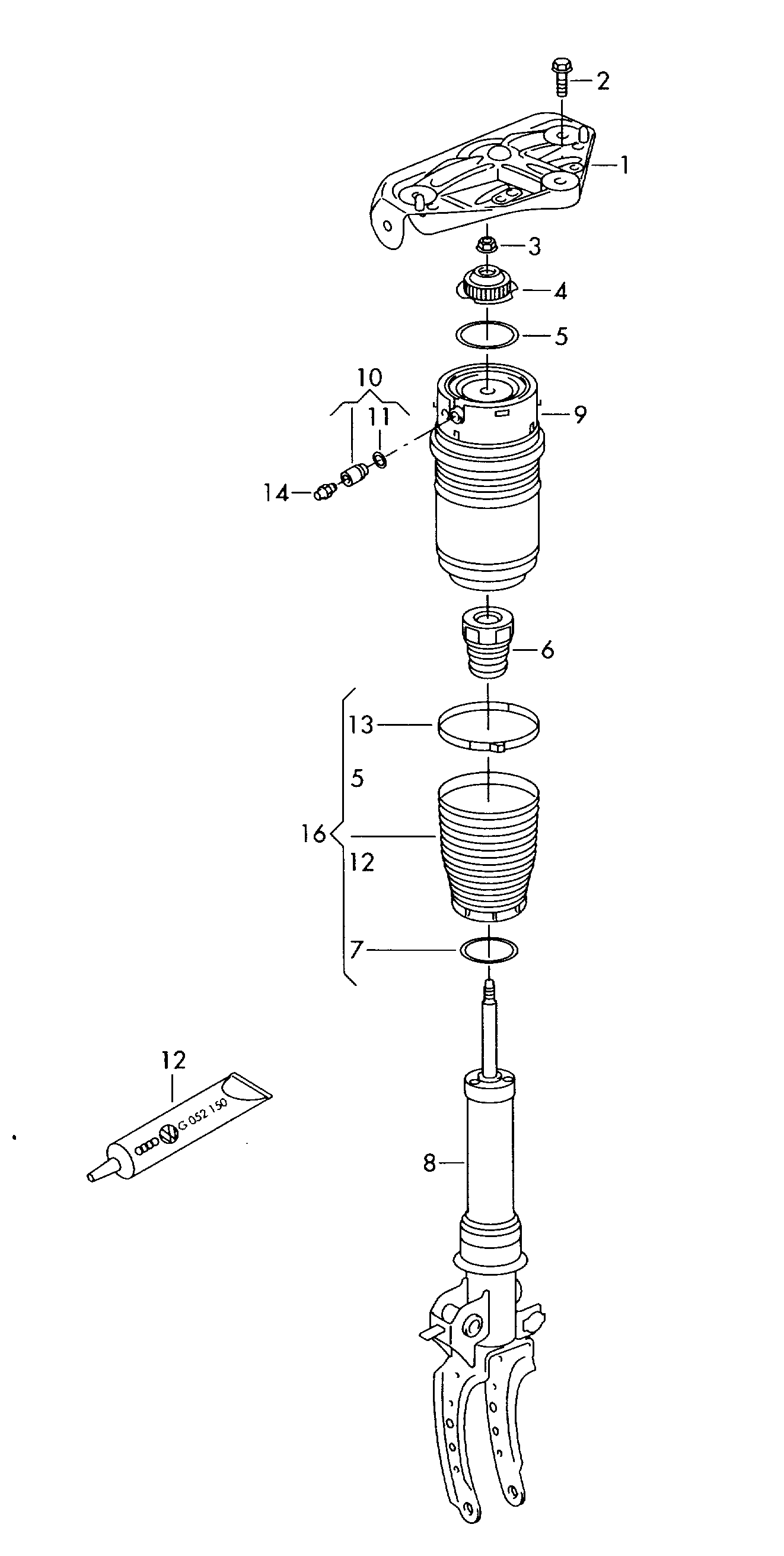 VAG 7L0616029 - Holding Clamp onlydrive.pro