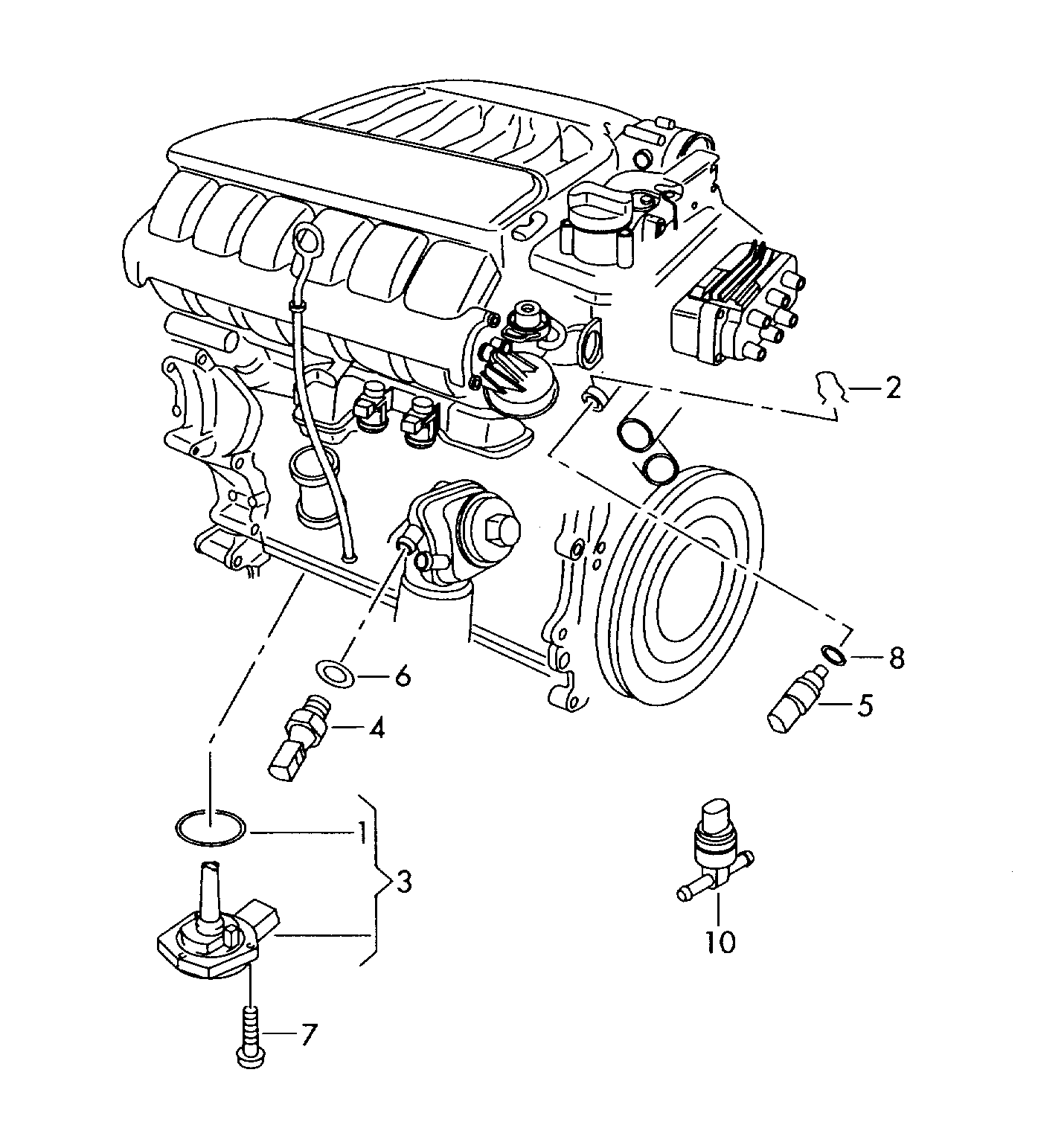 Seat 03H 906 455 - Control Valve, camshaft adjustment onlydrive.pro