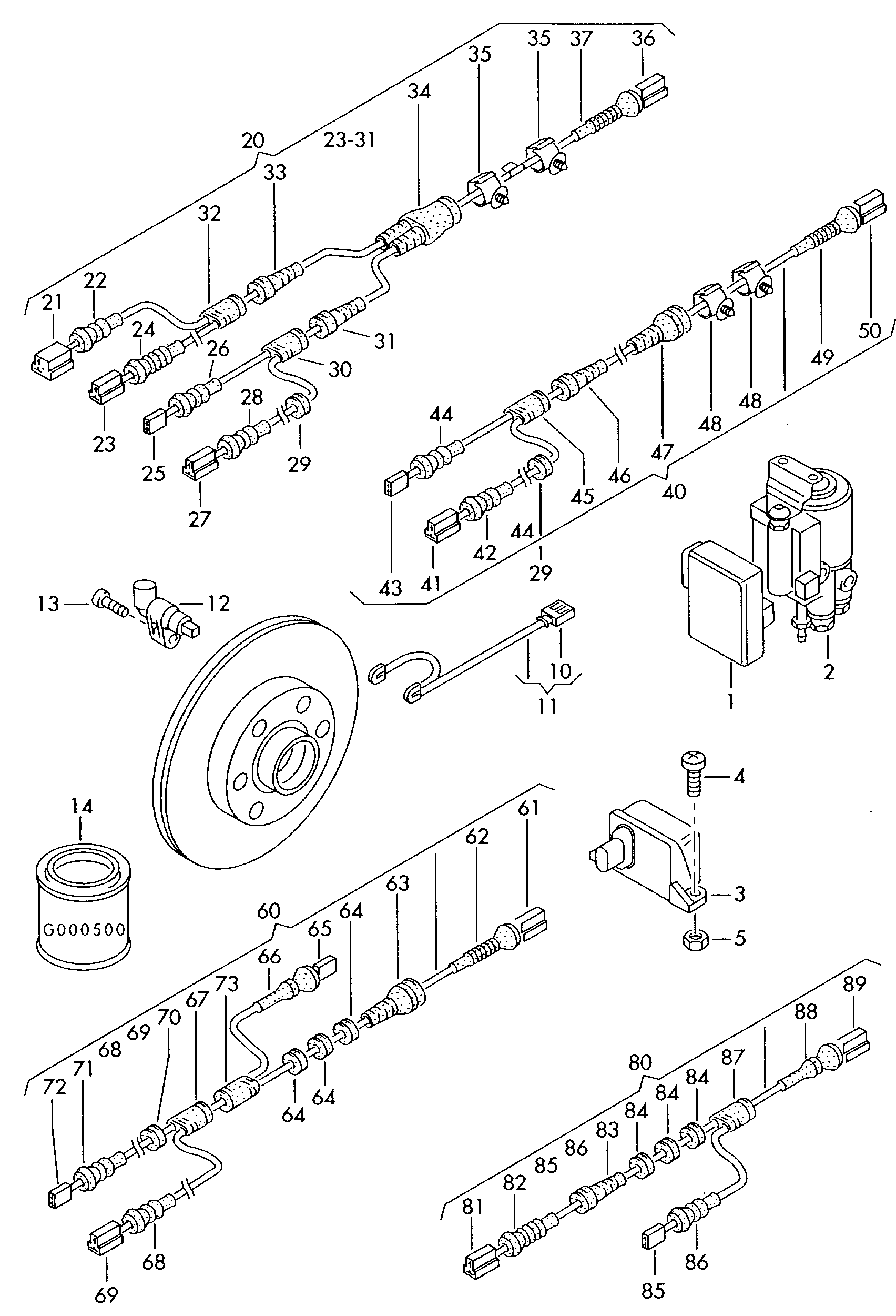 VAG 7L0 927 807 B - Датчик ABS, частота вращения колеса onlydrive.pro