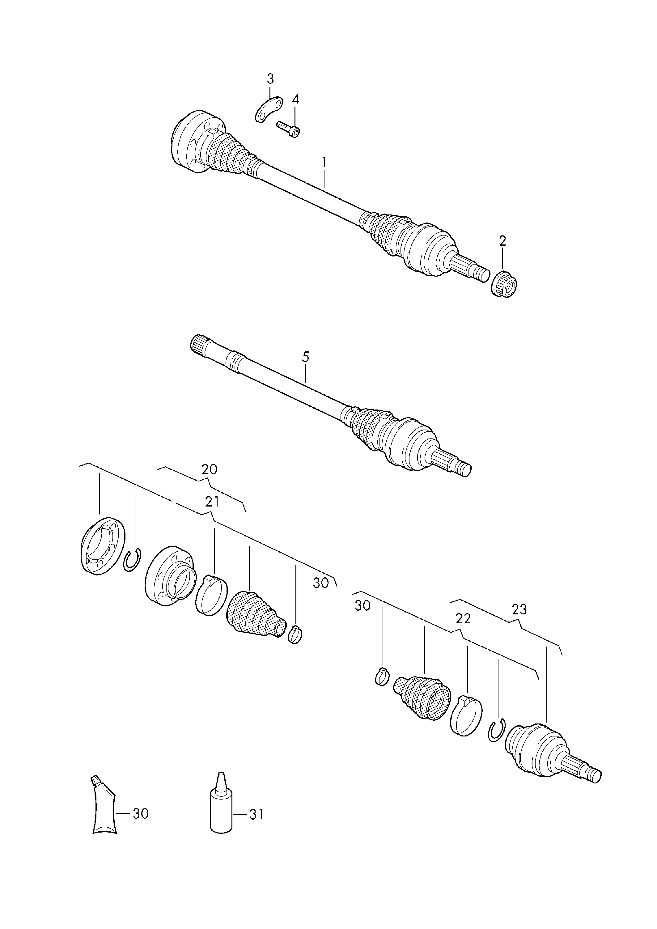 VW 7L0 598 201 - Bellow, drive shaft onlydrive.pro