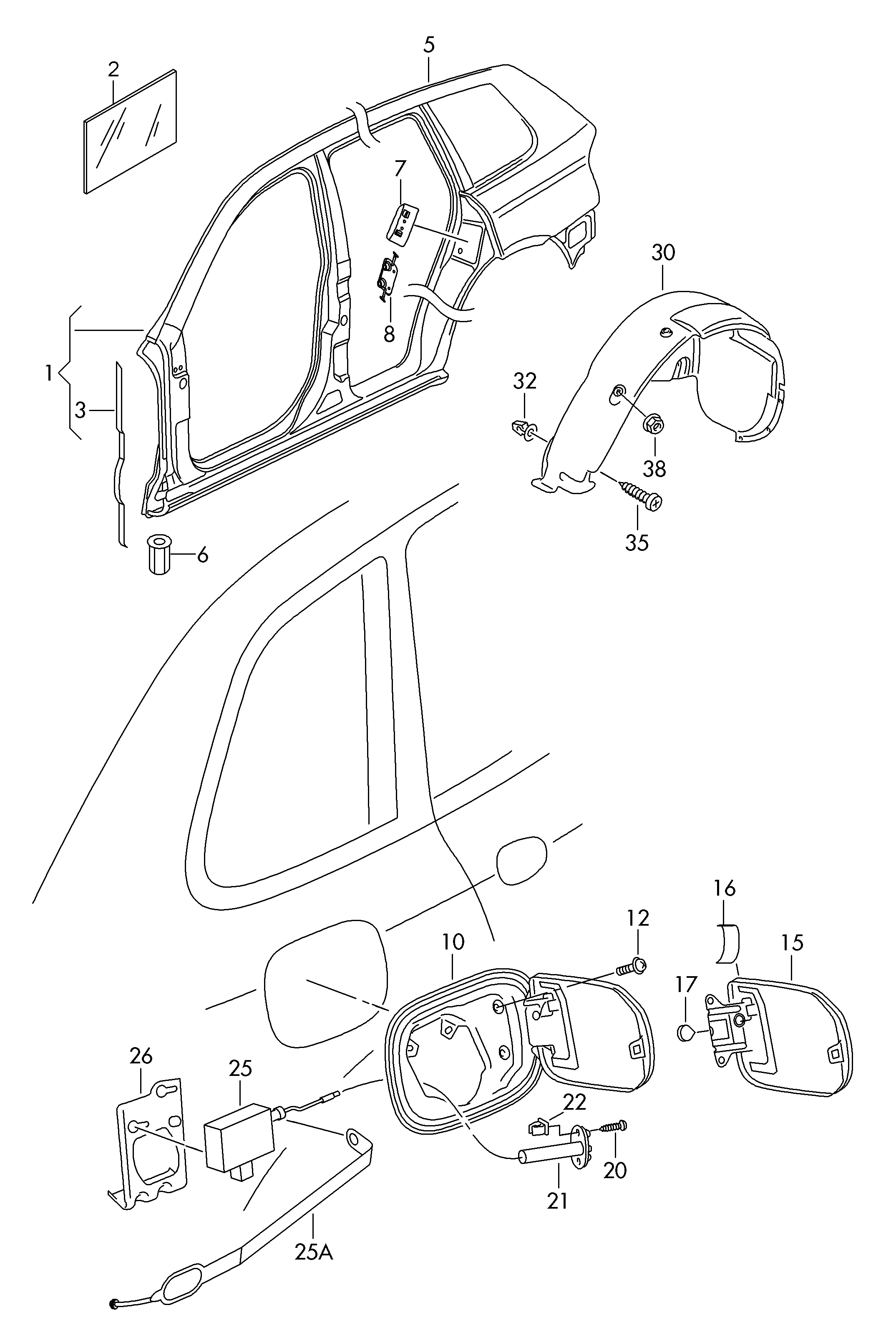 Skoda 1J0 810 773D - Actuator, central locking system onlydrive.pro