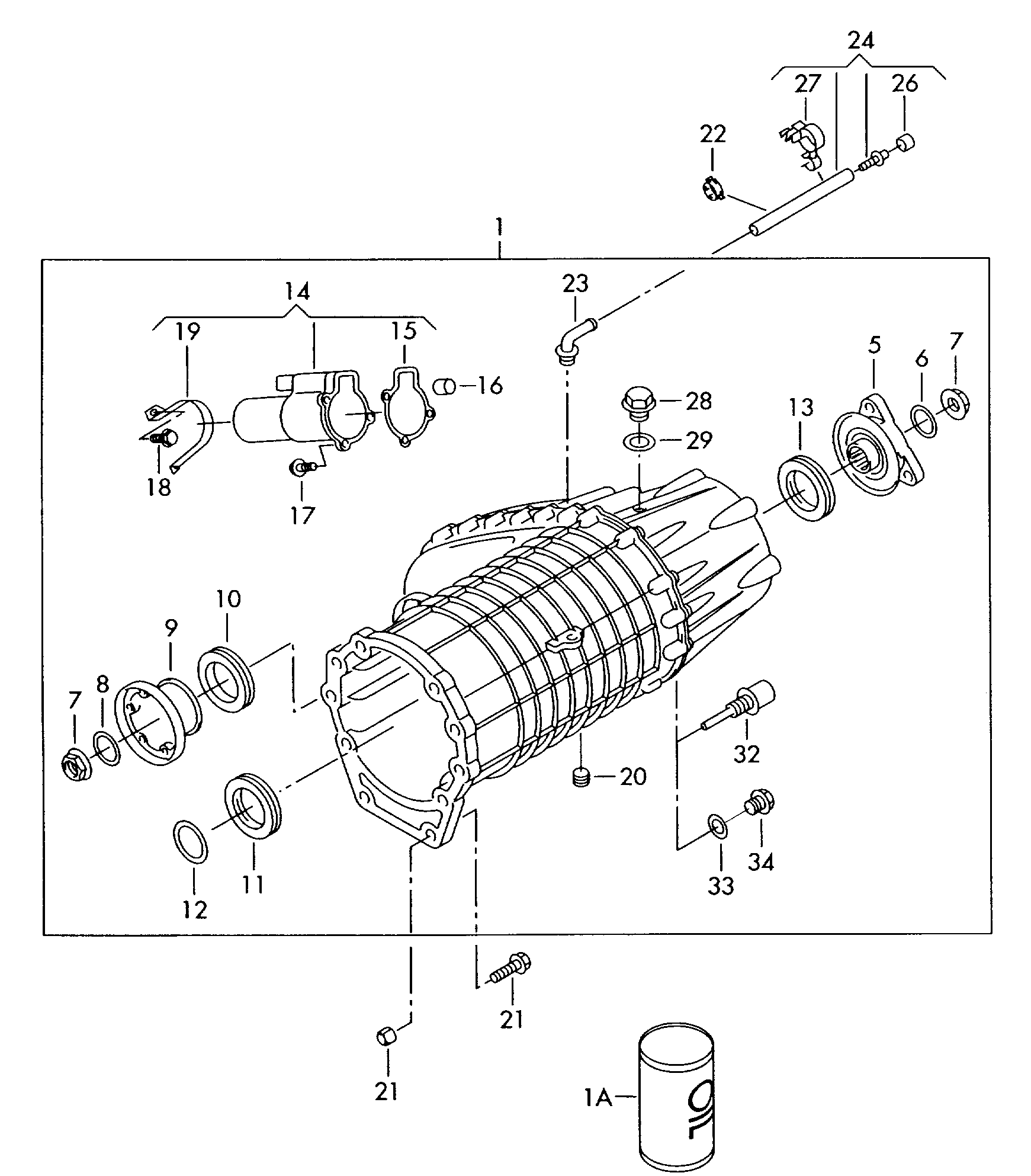 VAG 0AD301323A - Seal, oil pump onlydrive.pro