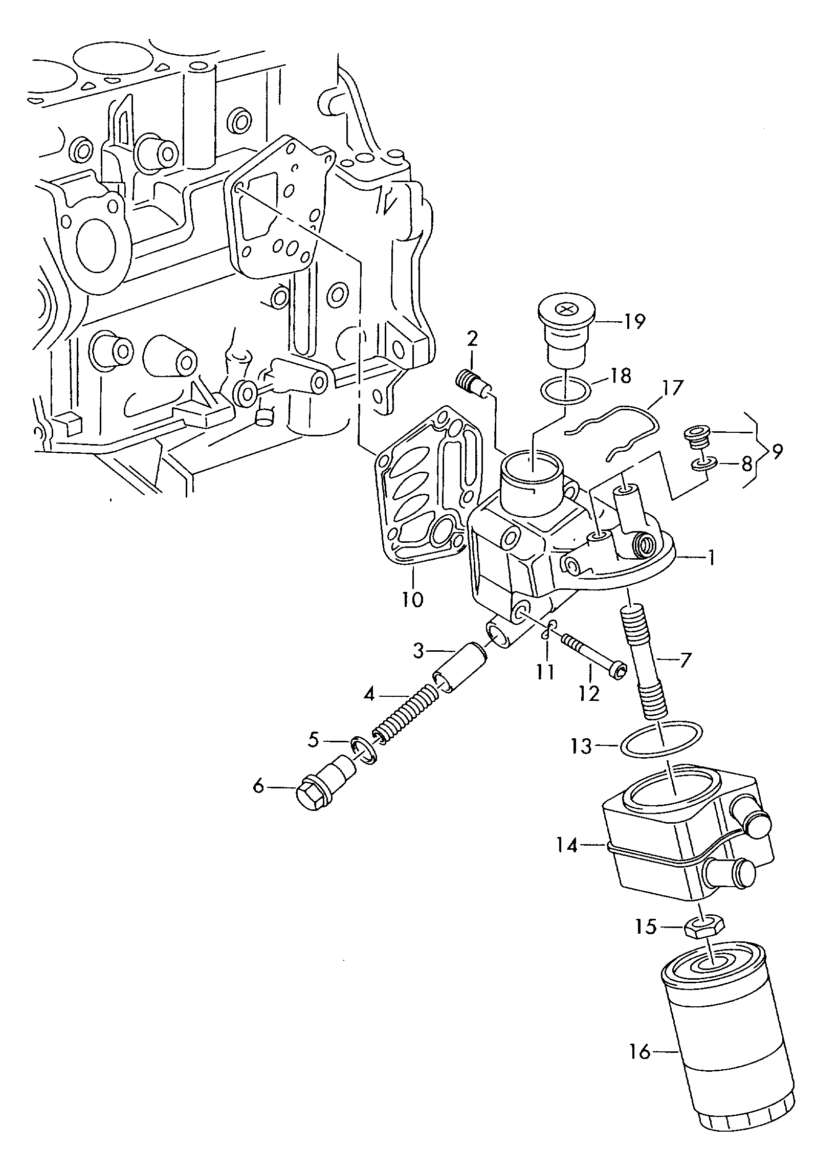 Seat 06A 115 441C - Seal, oil filter housing onlydrive.pro