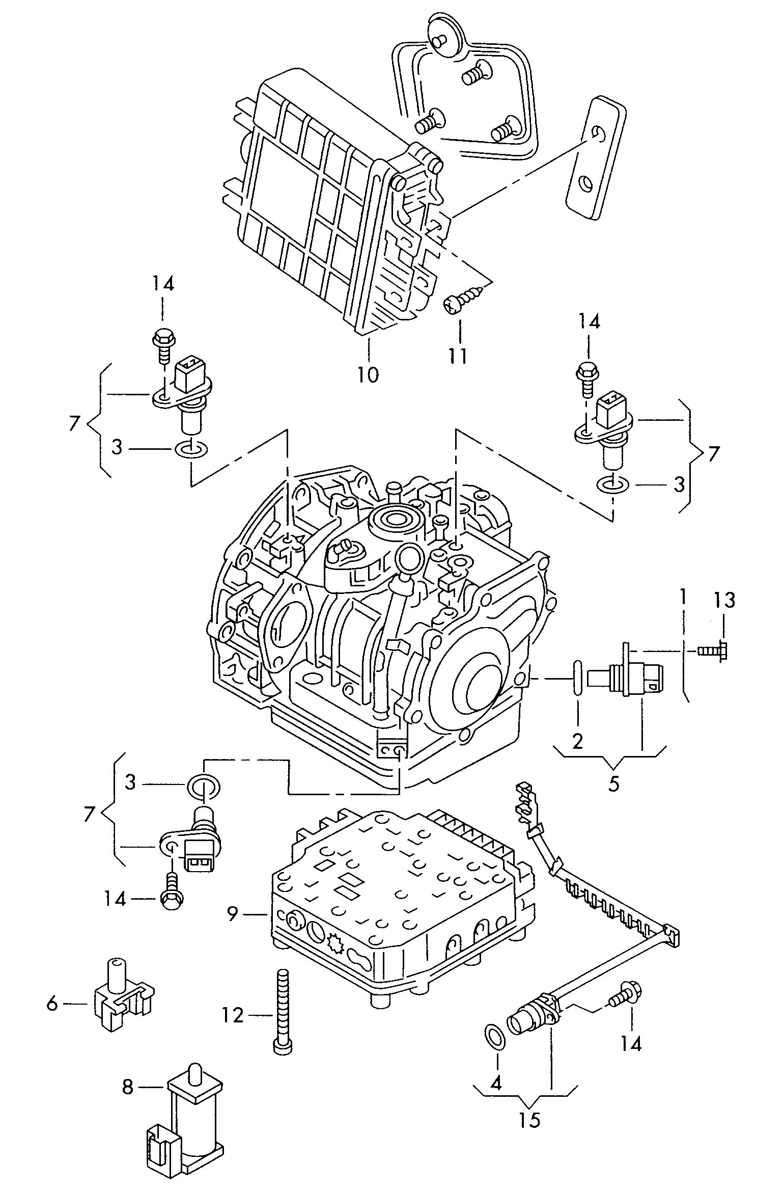 VW 095 927 321 C - Sensor, speed / RPM onlydrive.pro