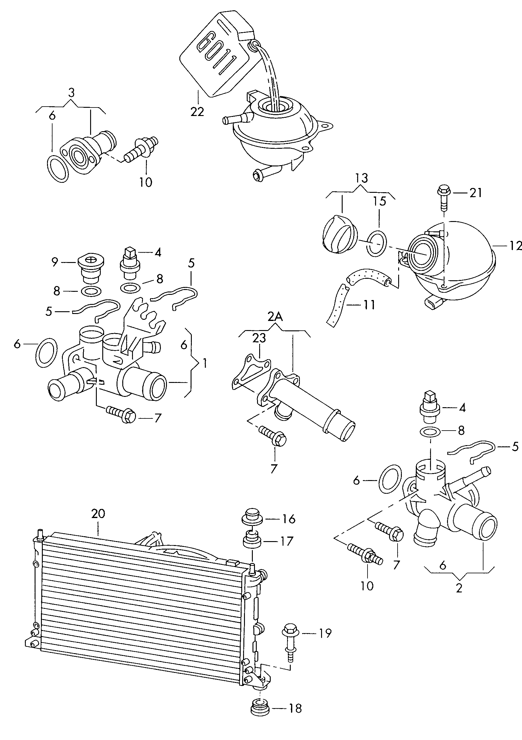 VW 357 121 140 - Sealing Plug, coolant flange onlydrive.pro