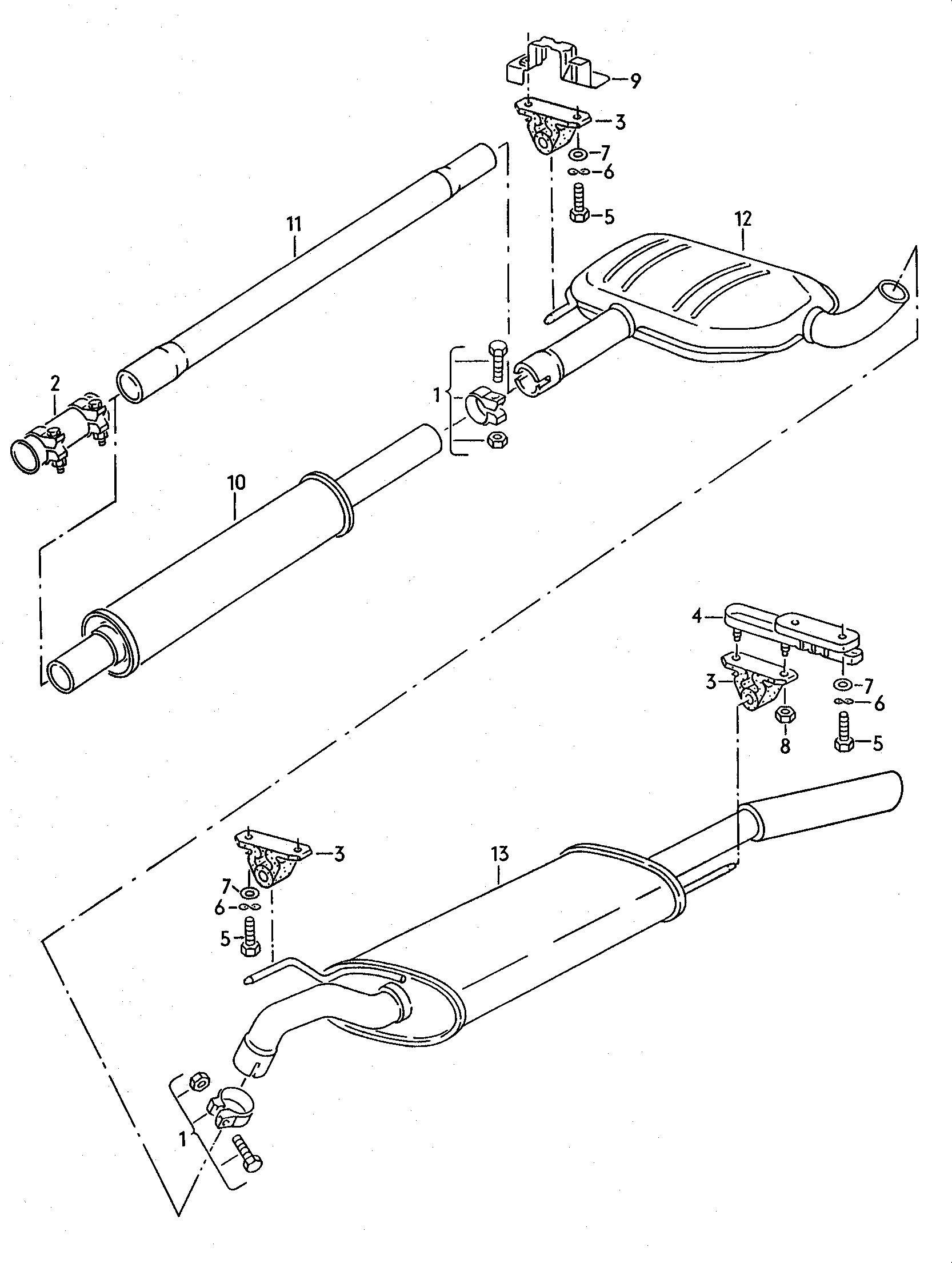 VW 191 253 141 F - Pipe Connector, exhaust system onlydrive.pro