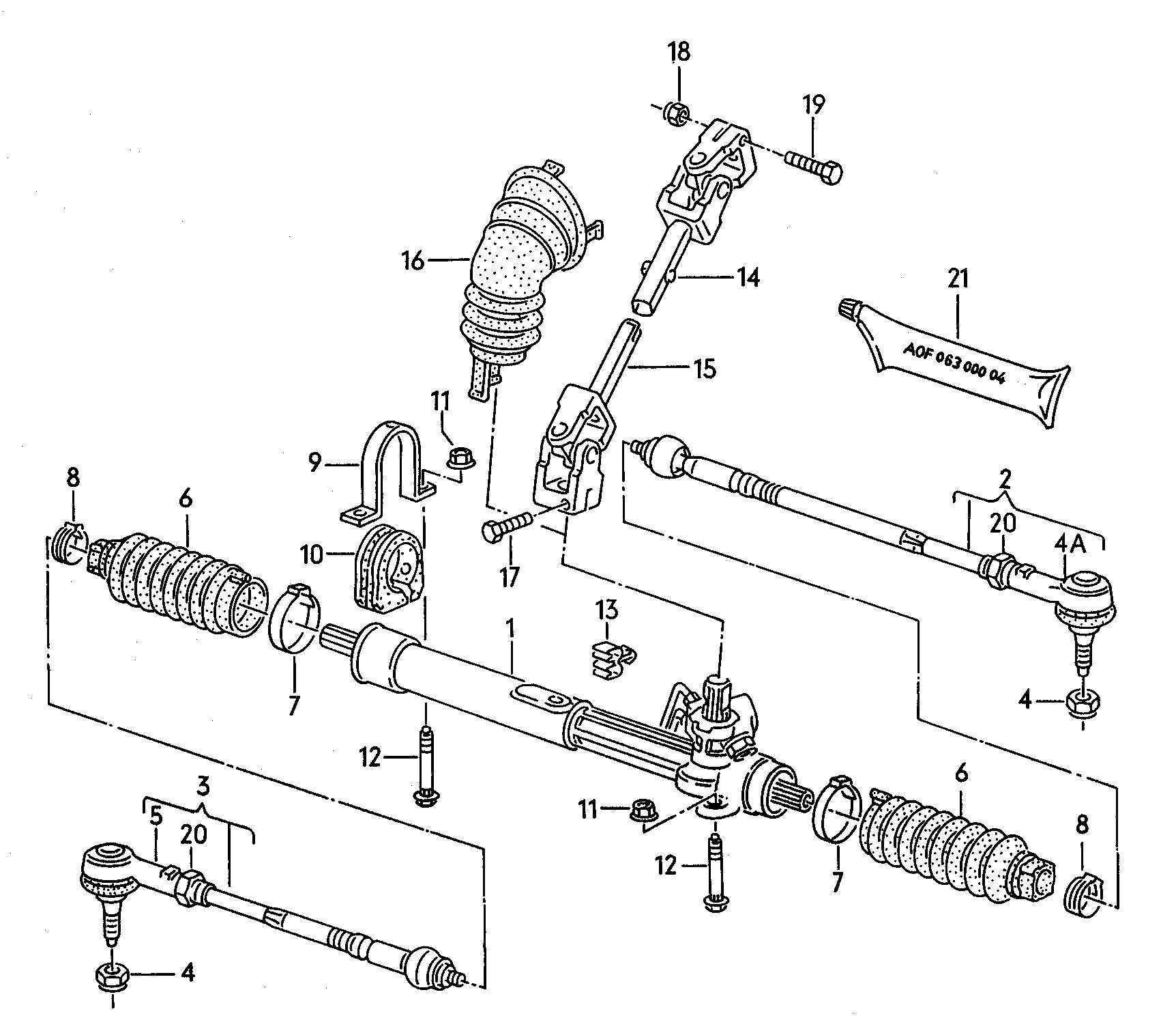 Seat 1H0 422 831 B - Bellow, steering onlydrive.pro