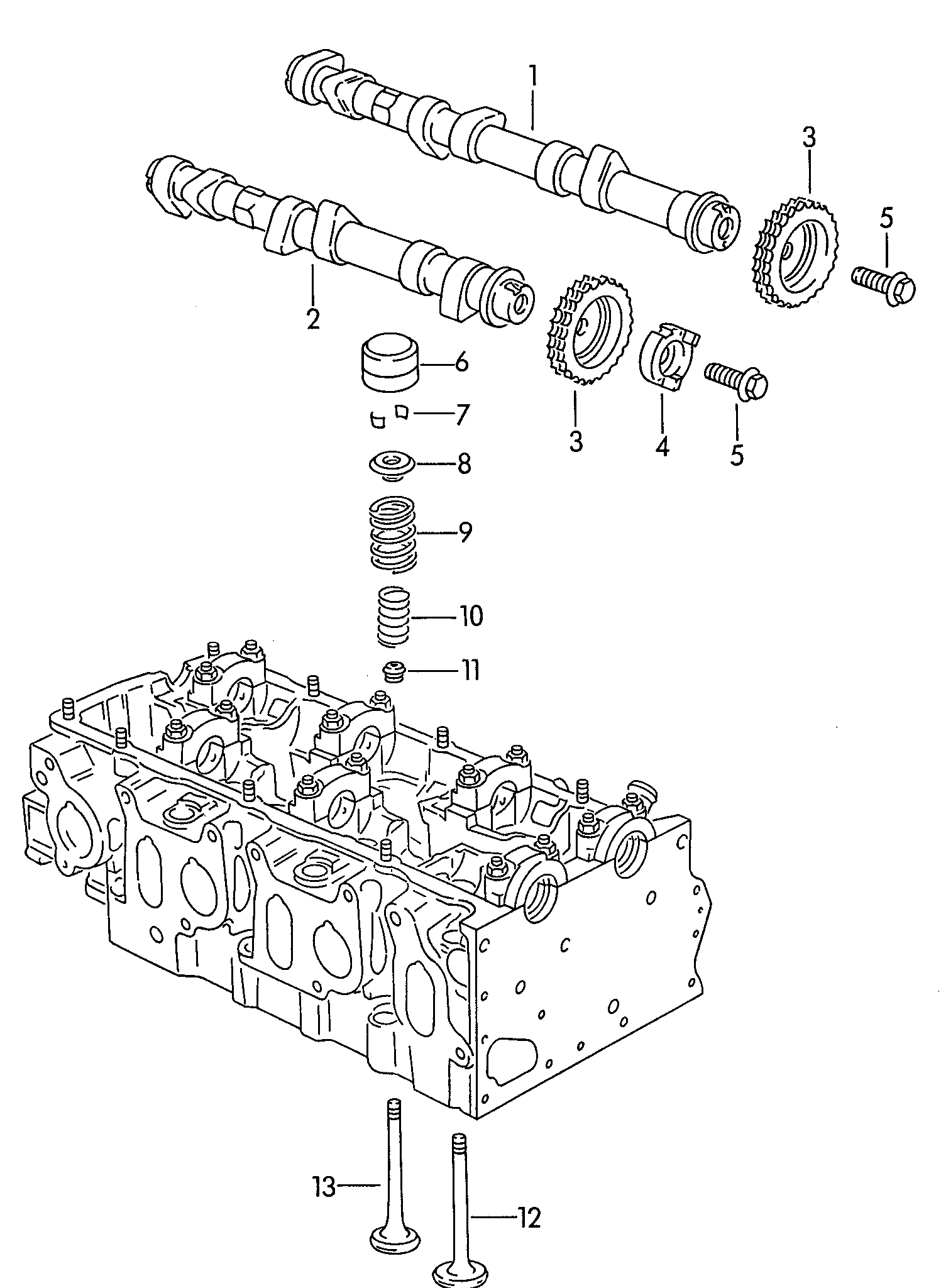 VAG 021109102B - Camshaft onlydrive.pro