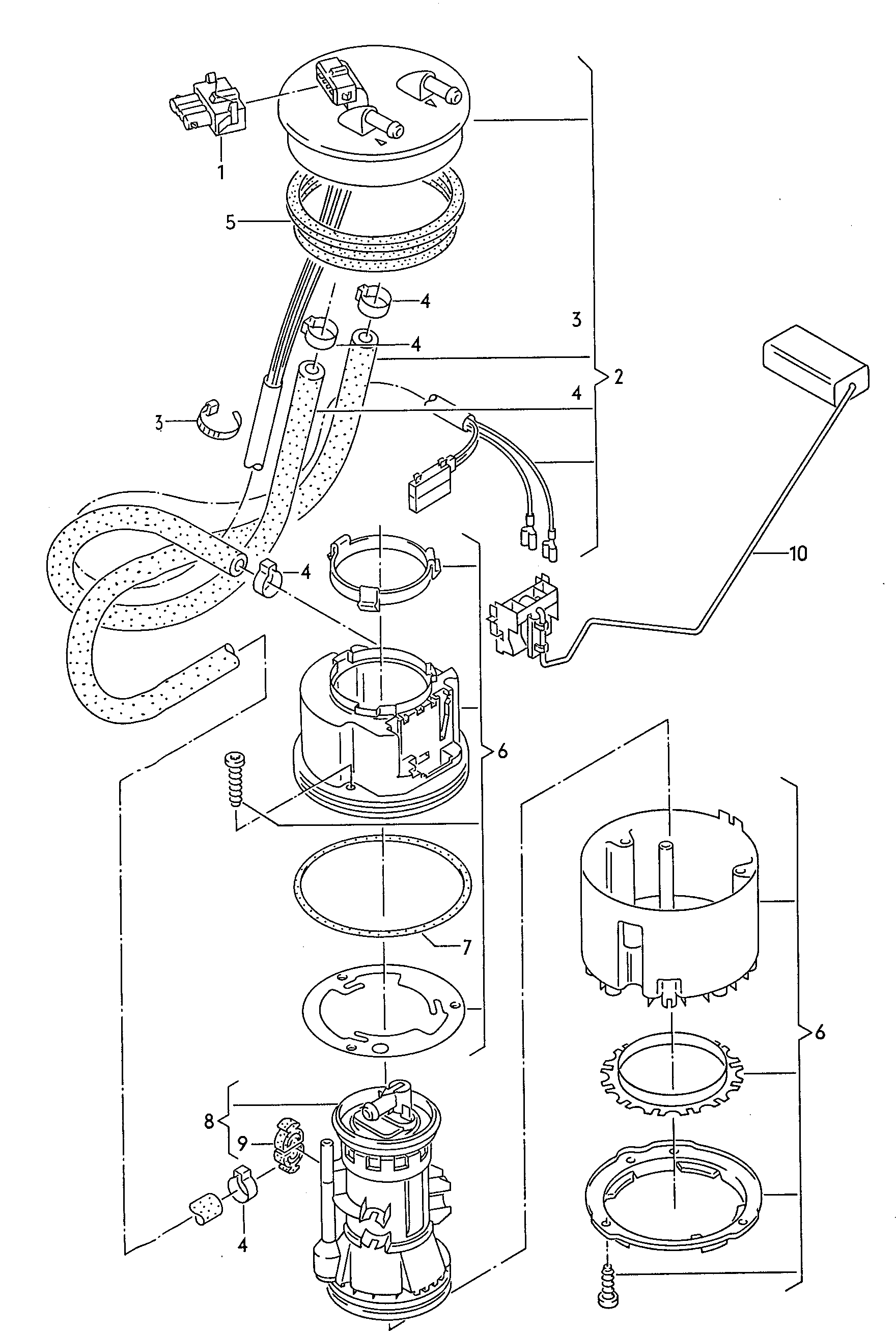 Skoda 1H0919651N - Fuel Pump onlydrive.pro