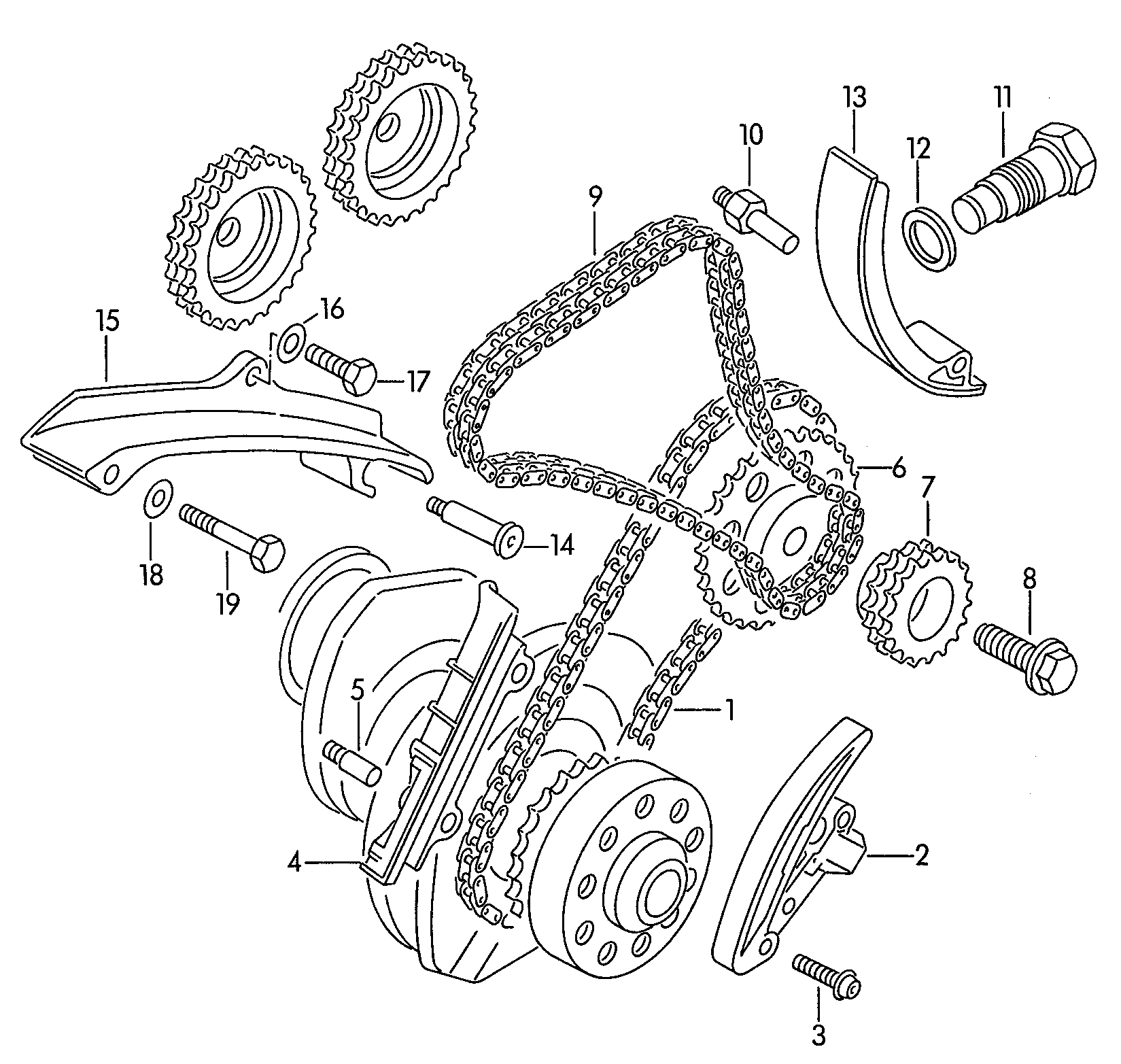 Seat 021 109 507 A - Spriegotājs, Piedziņas ķēde onlydrive.pro