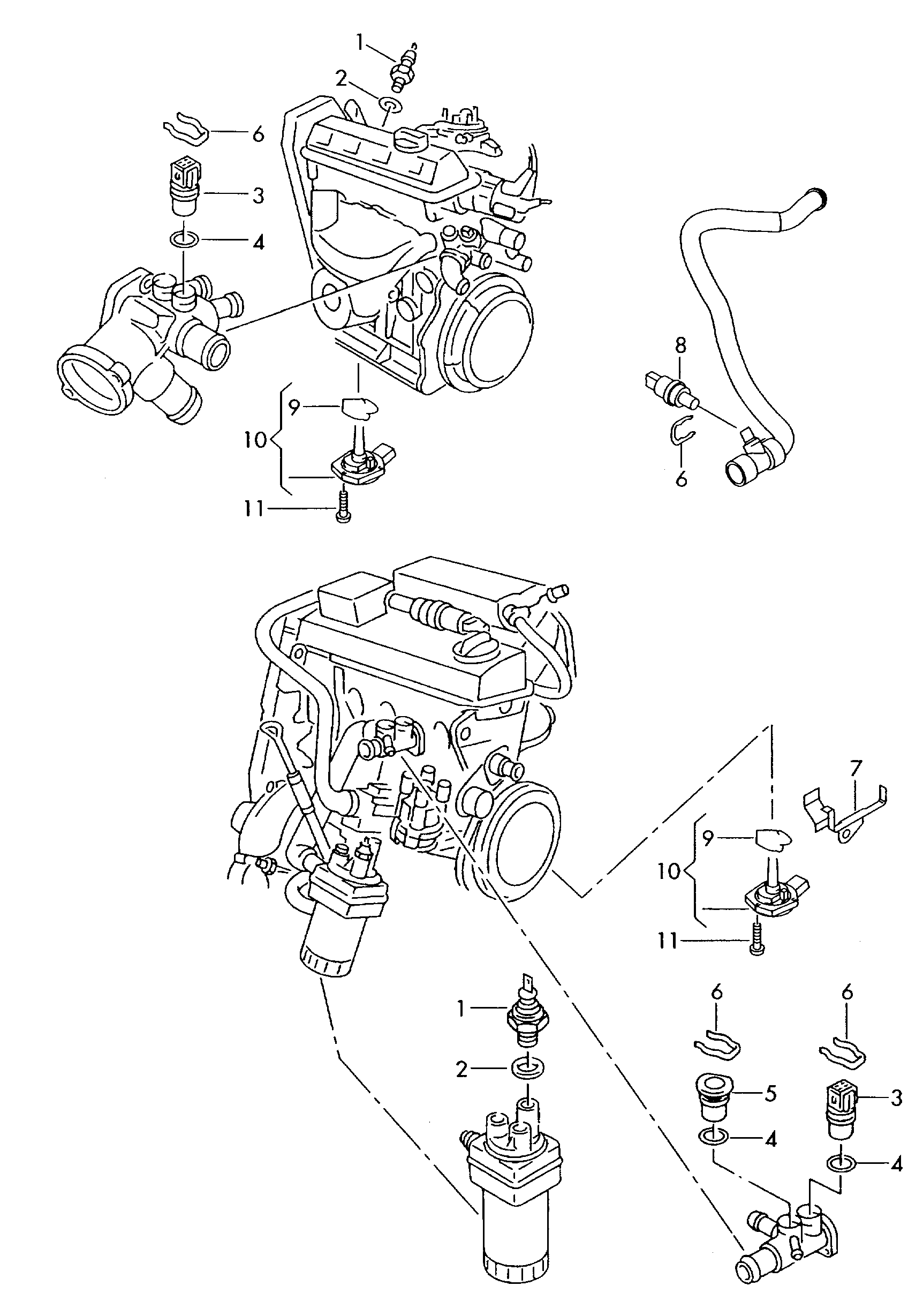 Seat 1J0 919 379 A - Sensor, exterior temperature onlydrive.pro