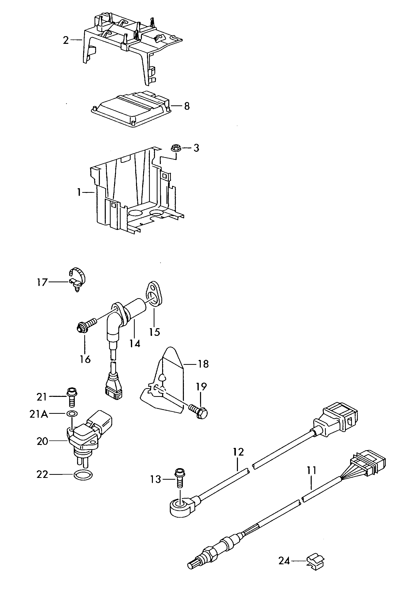 Seat 03C 906 433 A - Jutiklis, alkūninio veleno impulsas onlydrive.pro