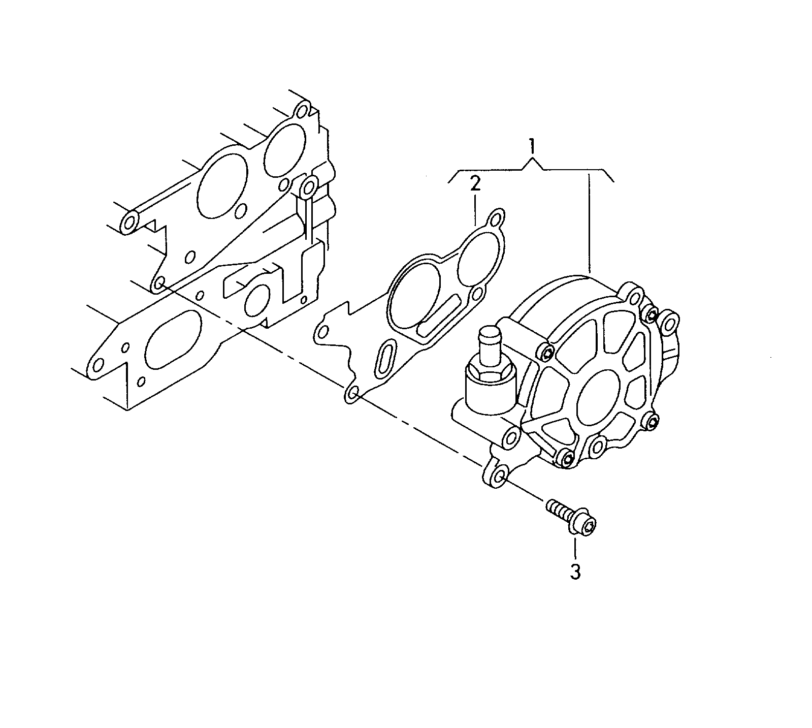 VW 03L 145 100 F - Vakuumsūknis, Bremžu sistēma onlydrive.pro