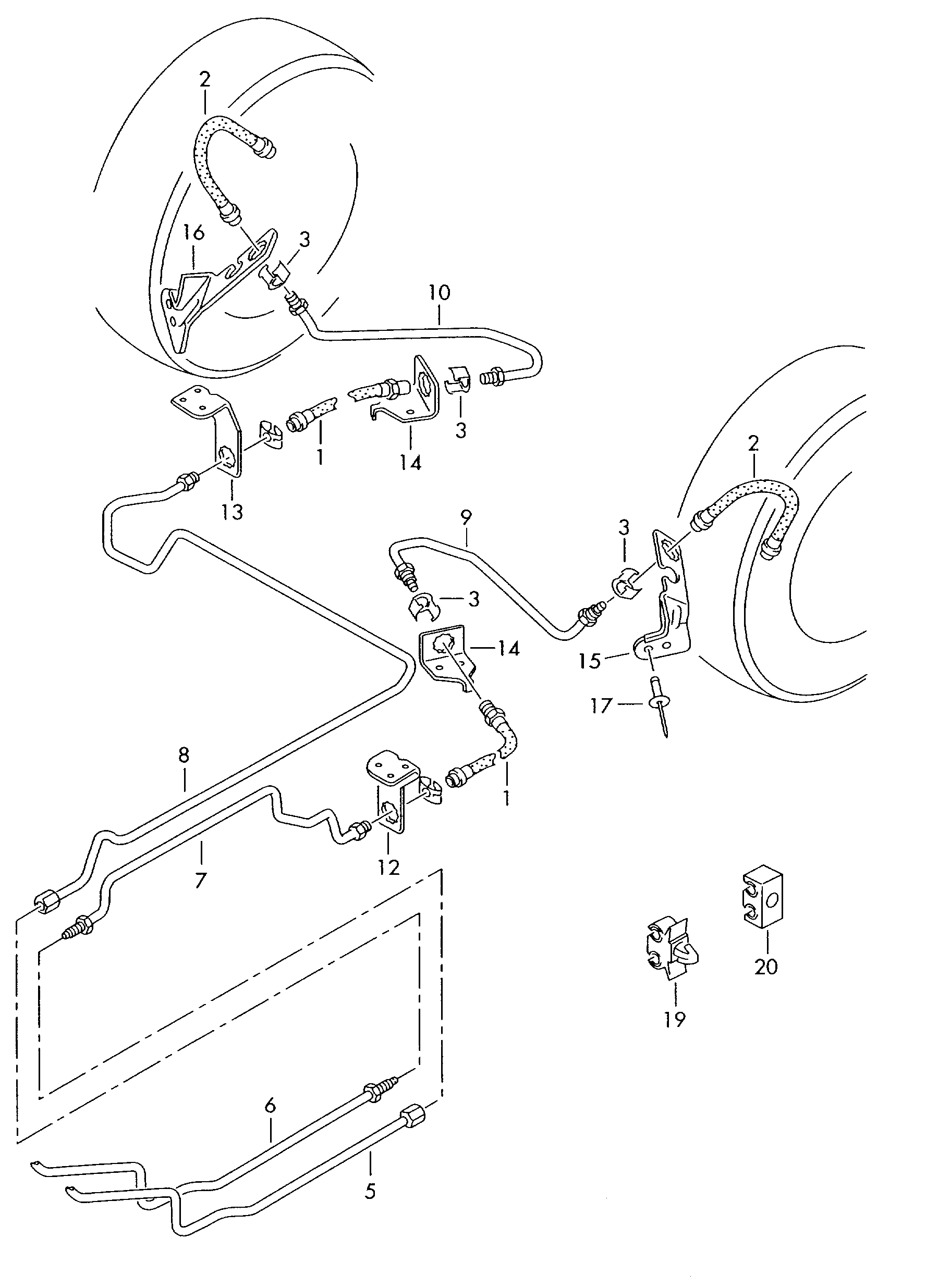 Seat 7H0611775B - Pidurivoolik onlydrive.pro