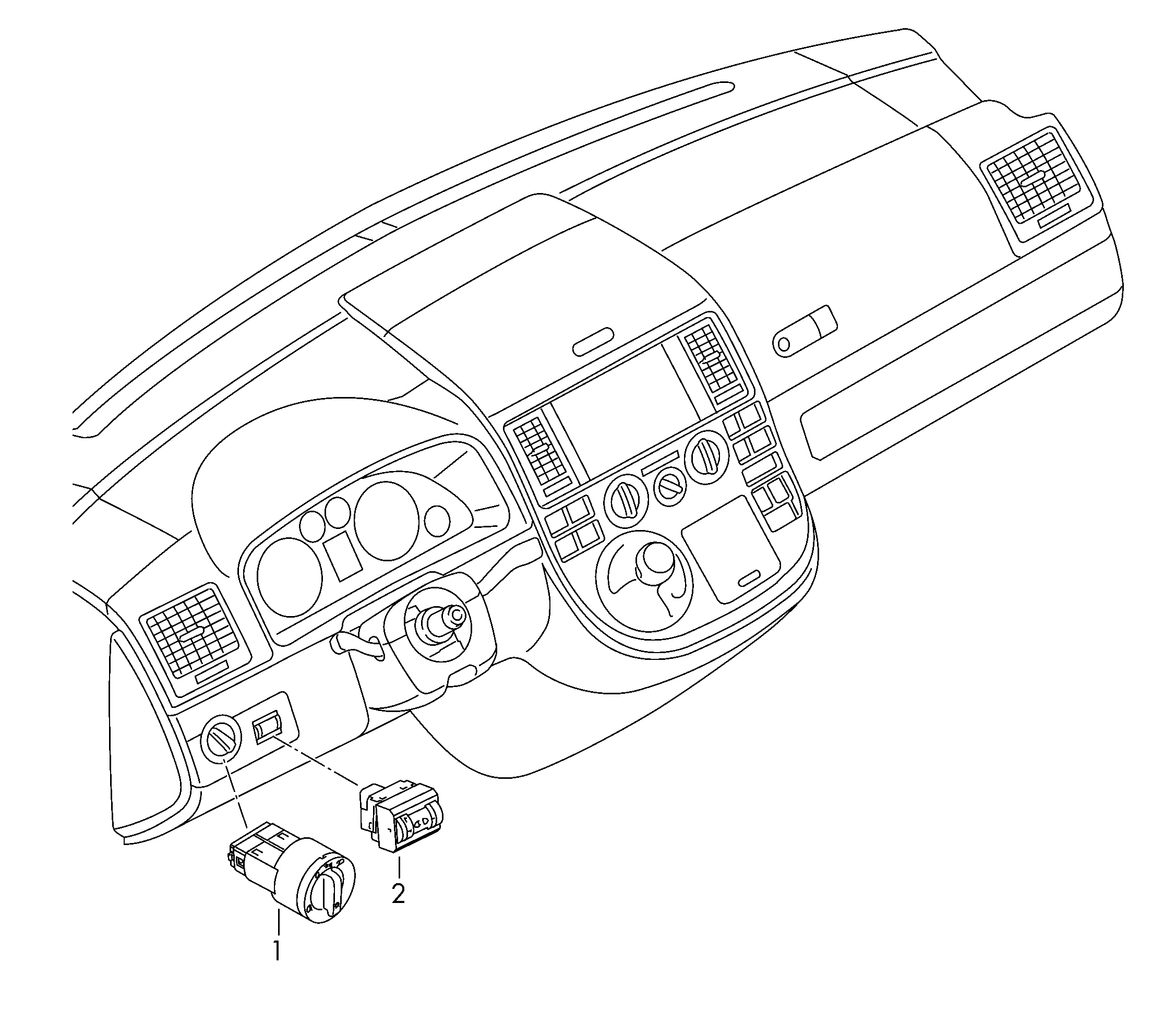 VW 1K0 941 431 BB - Switch, headlight onlydrive.pro