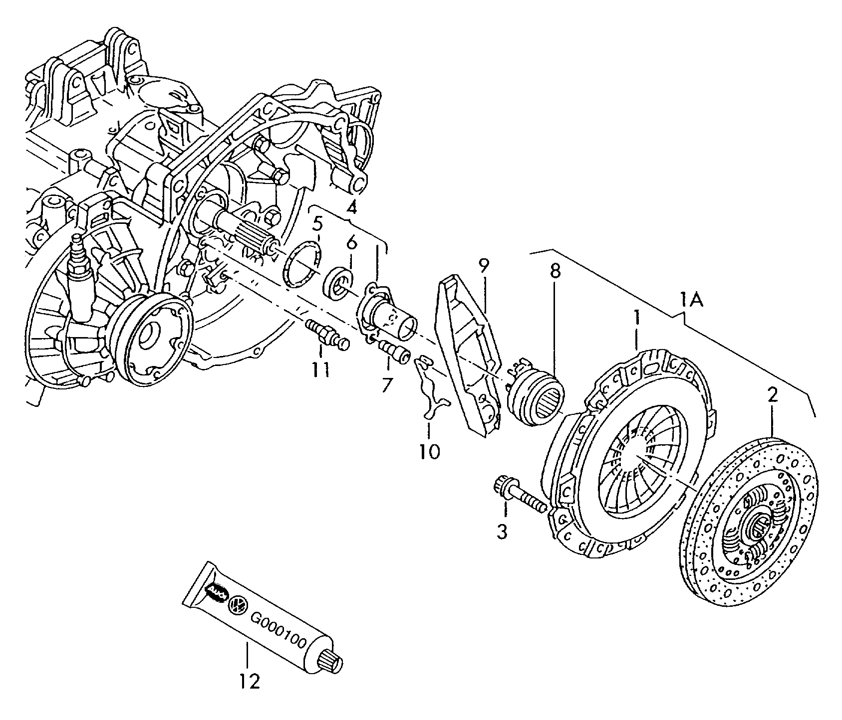 VAG 037 198 141DX - Clutch Kit onlydrive.pro