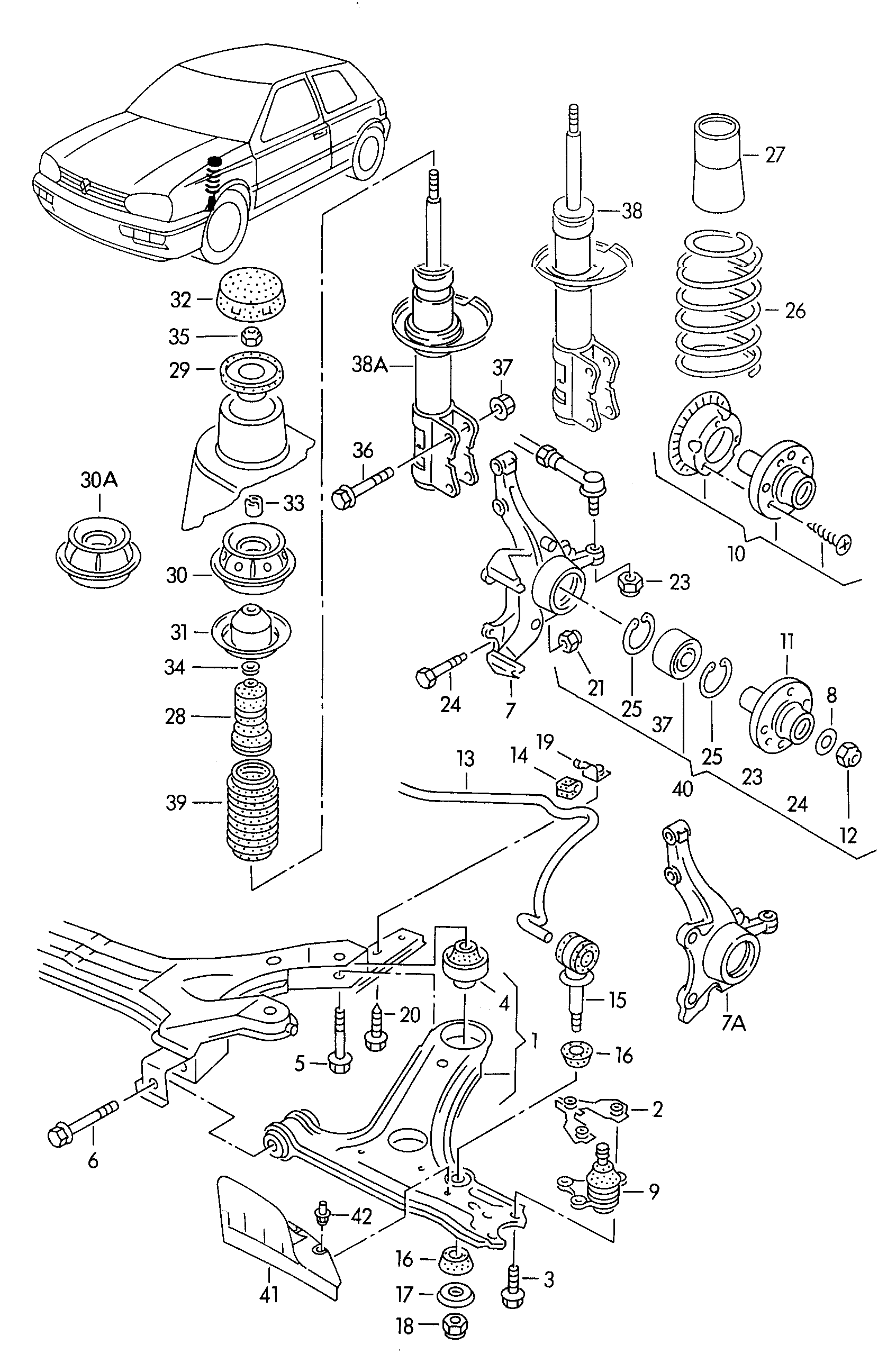 Seat 357 412 303 E - Отбойник, демпфер амортизатора onlydrive.pro