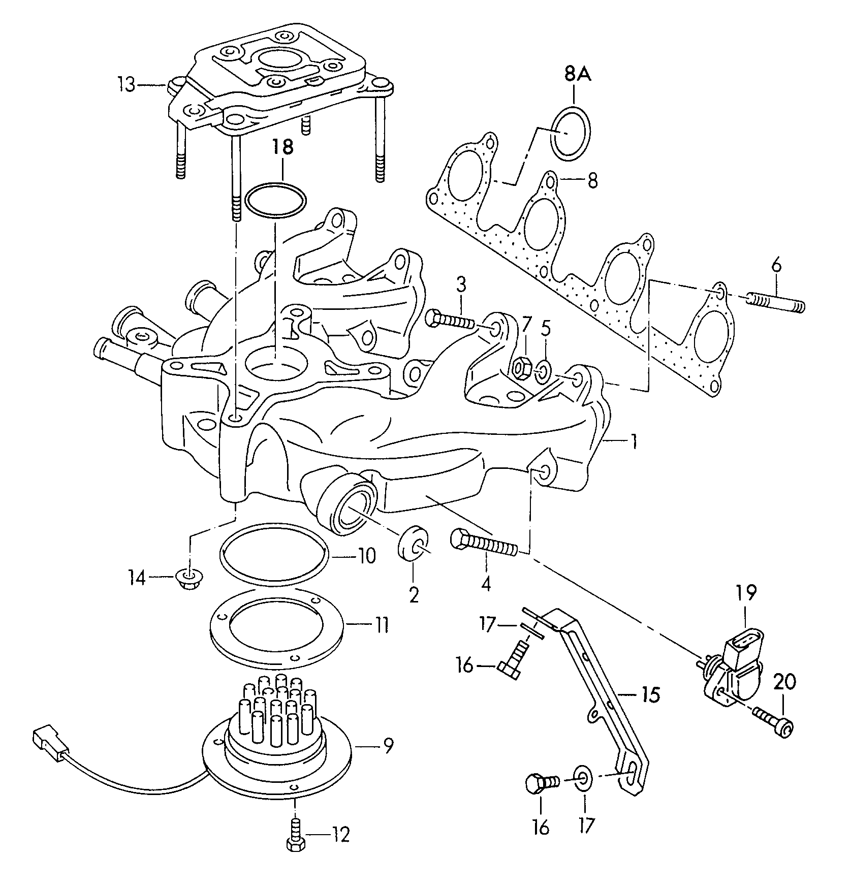 VW 030 129 765 G - Flancis, Centrālā iesmidzināšanas sistēma onlydrive.pro