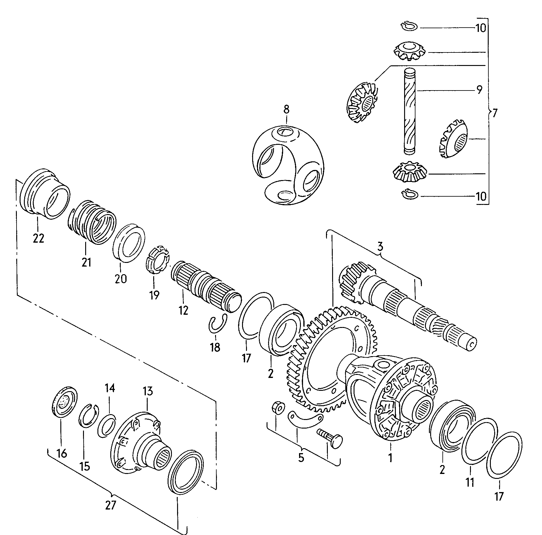 Seat 003 519 185 B - Repair Kit, manual transmission onlydrive.pro