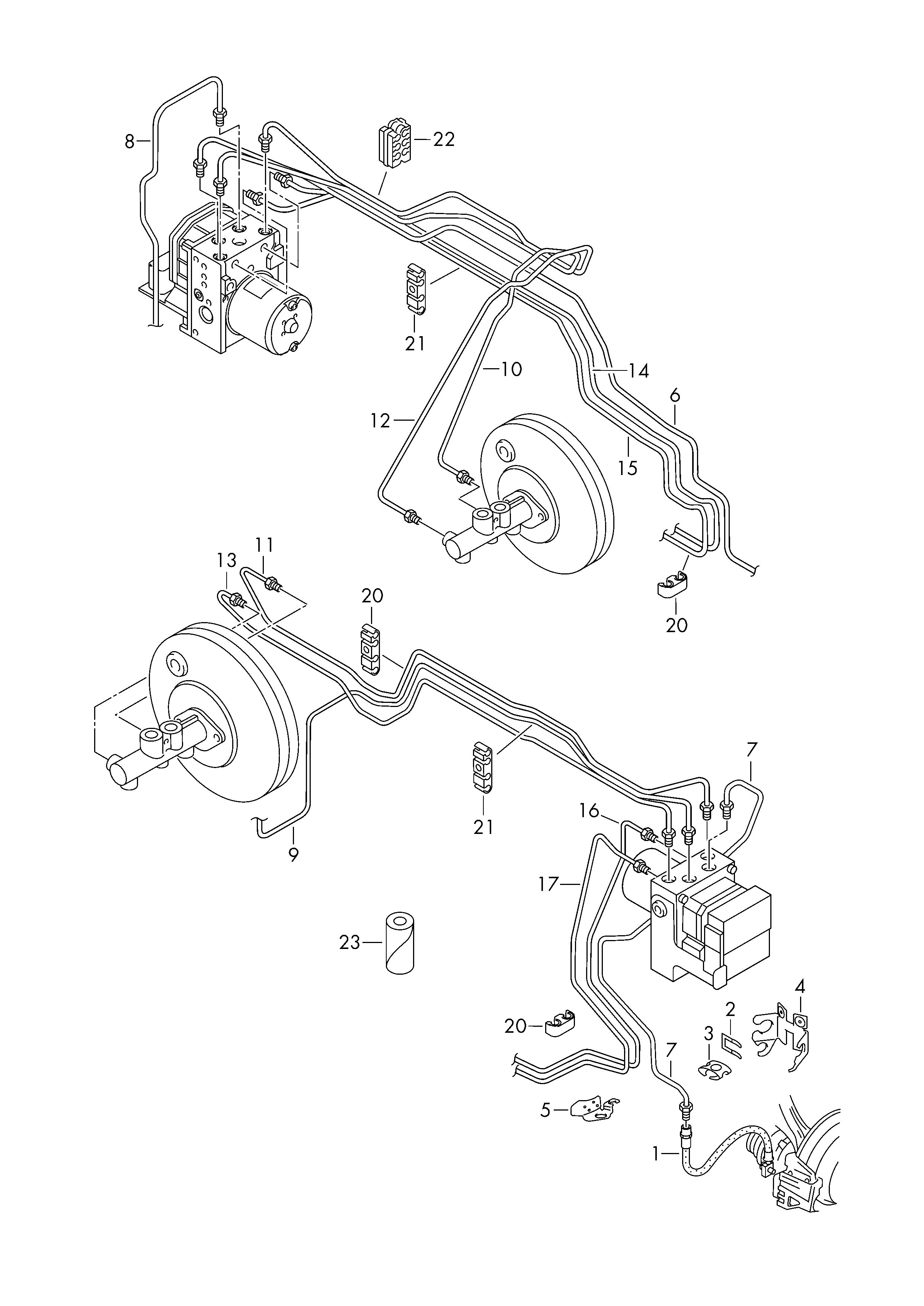 VW 6R0 611 701 B - Pidurivoolik onlydrive.pro