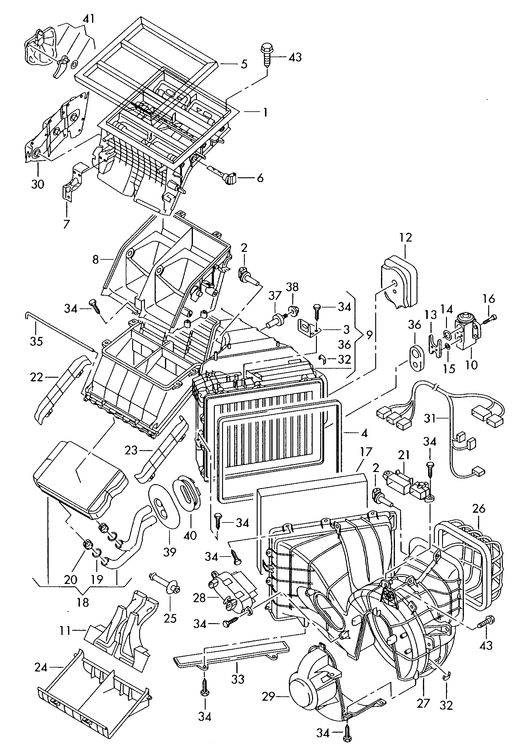 Seat 7E0959263 - Сопротивление, реле, вентилятор салона onlydrive.pro