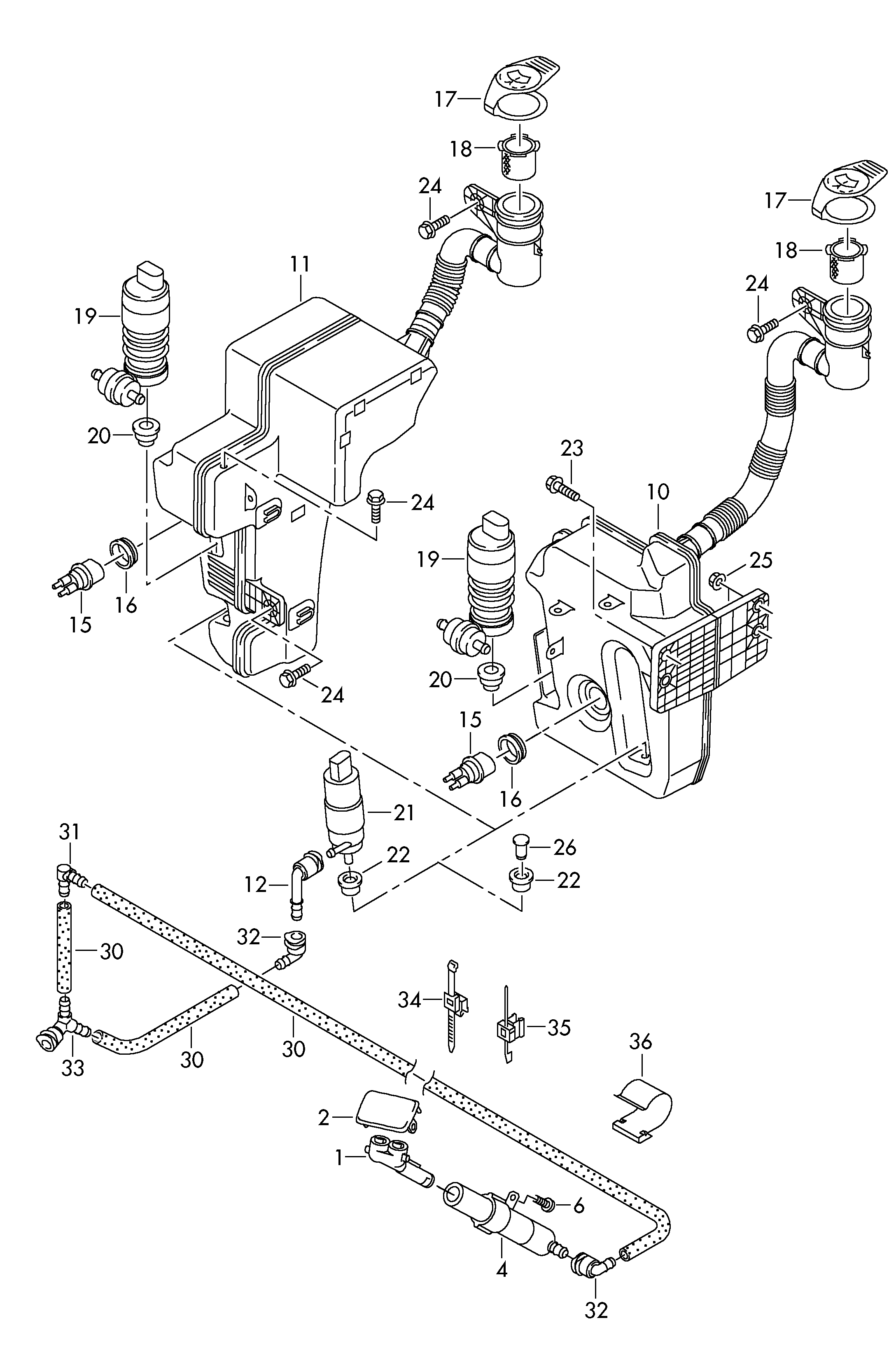 VW 5K0 955 978 A - Ūdens sprausla, Lukturu tīrīšanas sistēma onlydrive.pro