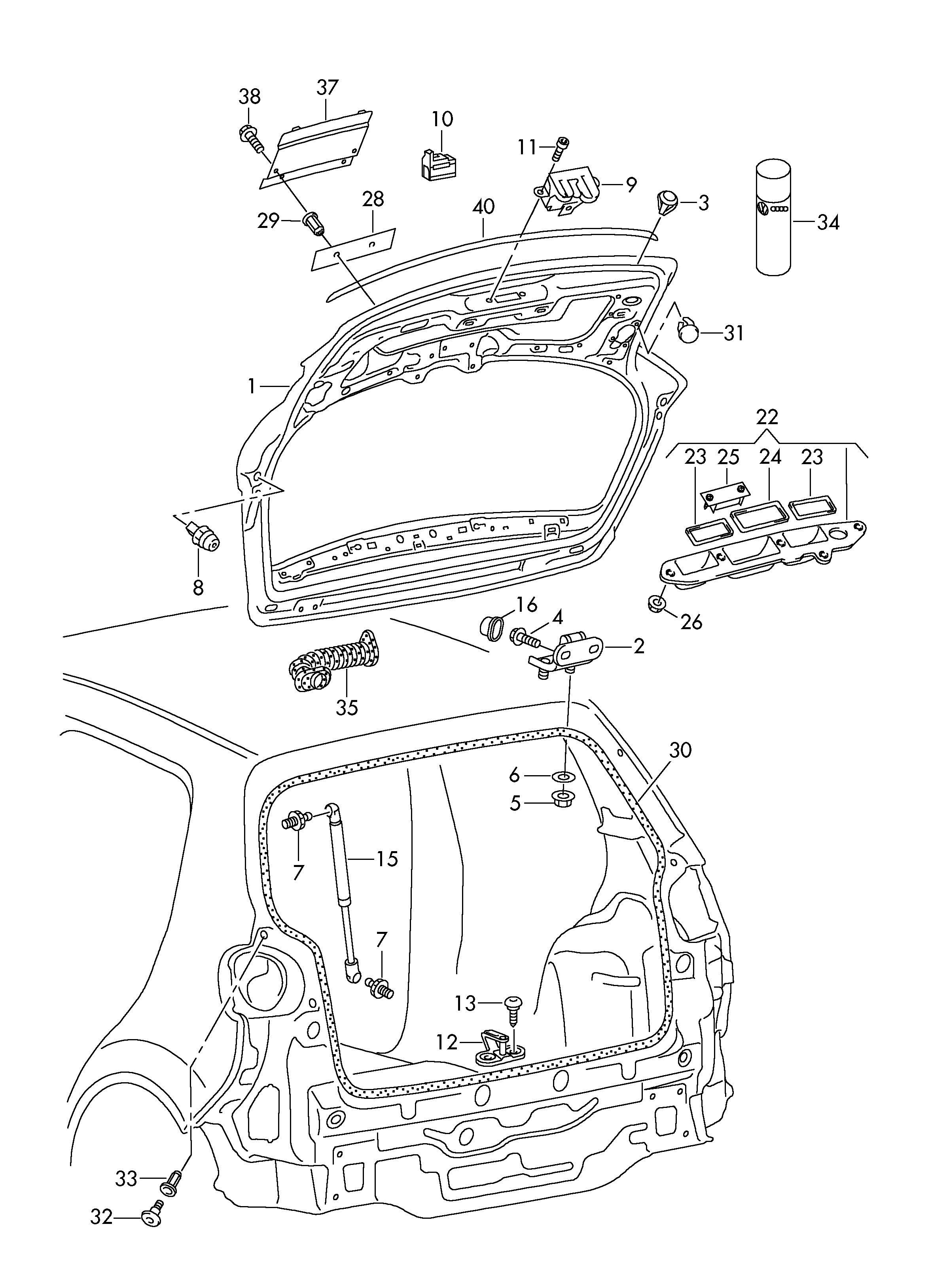 Skoda 3B5998026 - Фонарь освещения номерного знака onlydrive.pro