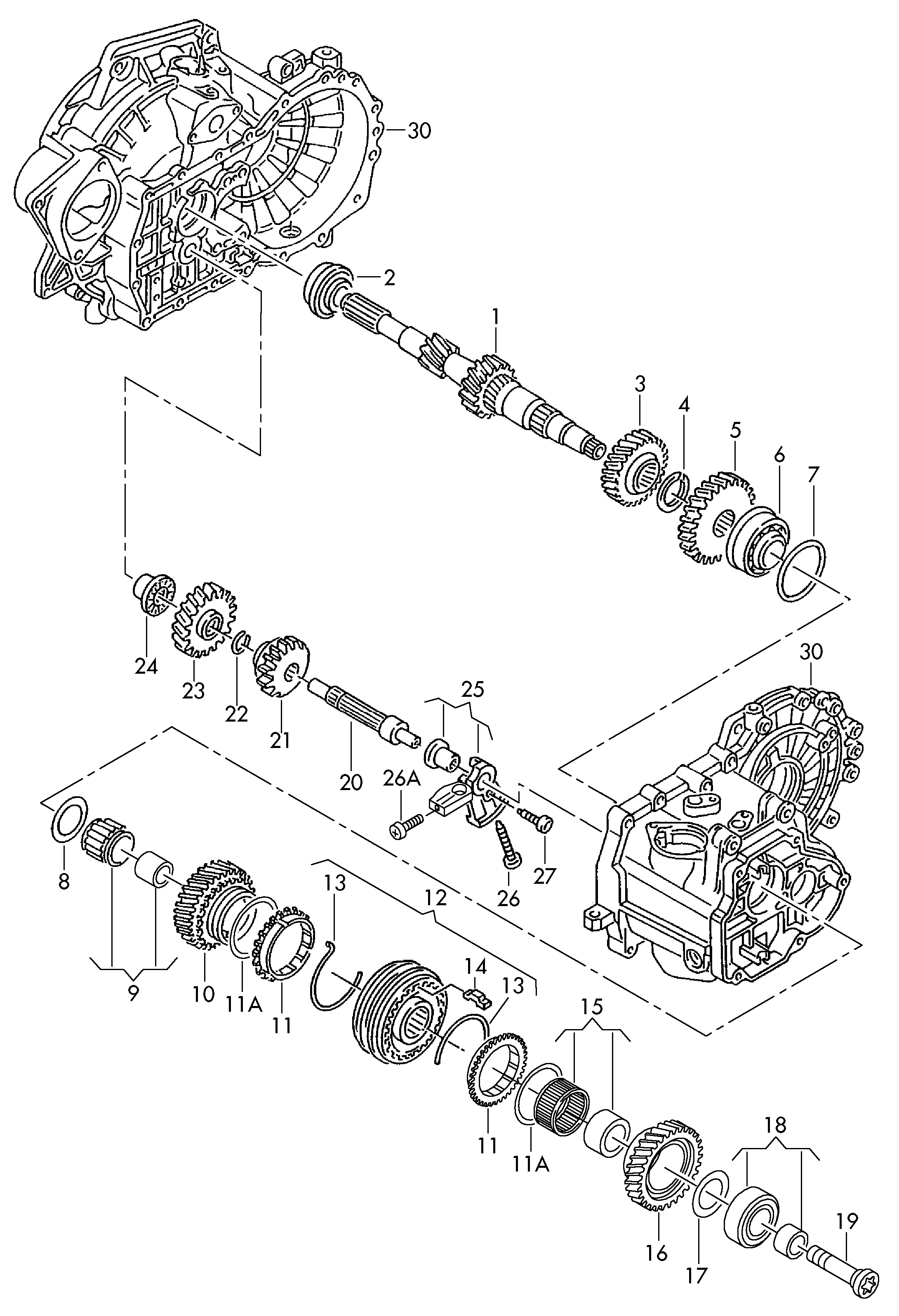 Skoda 02S 311 375 E - Repair Kit, manual transmission onlydrive.pro