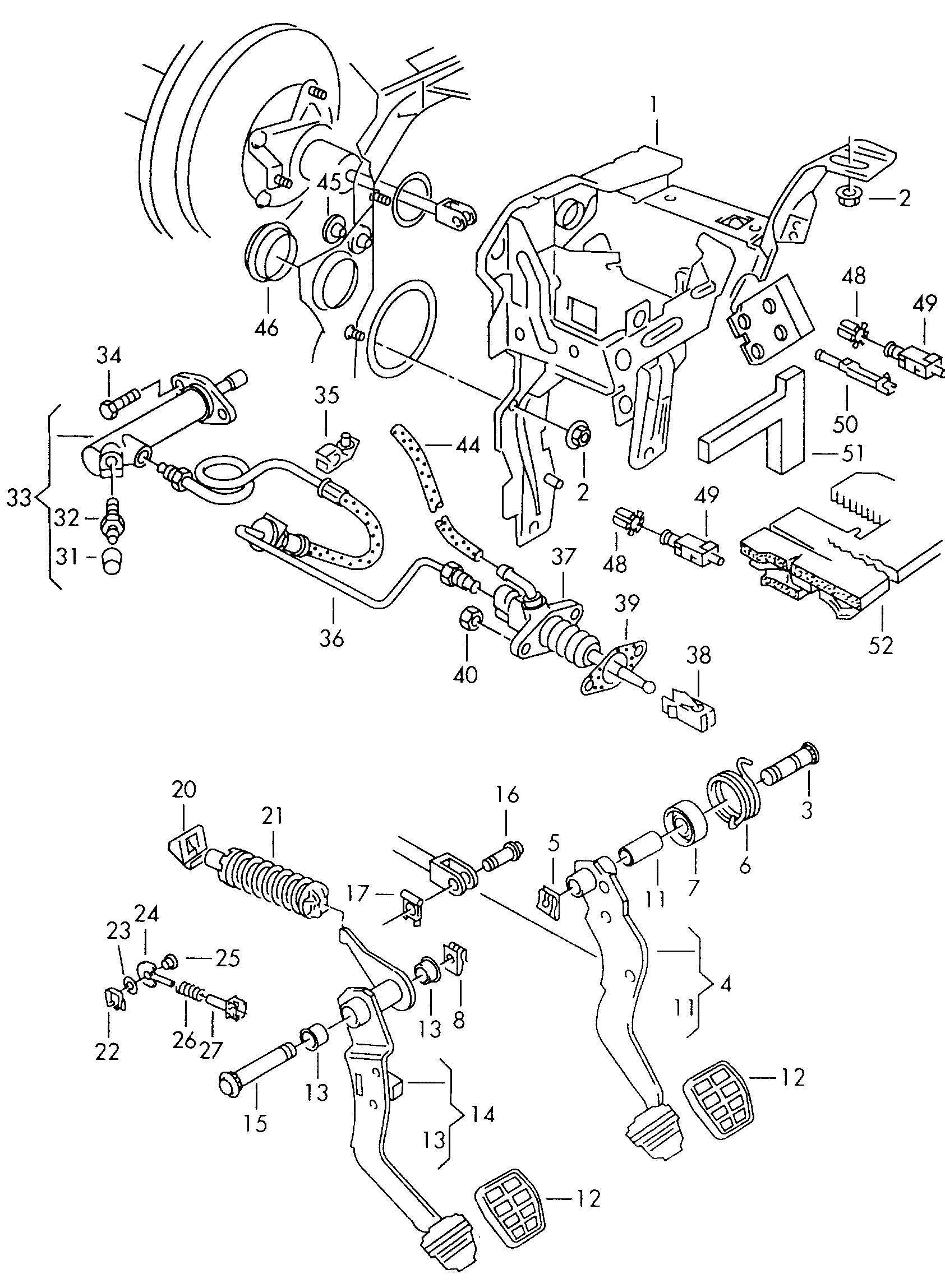 Seat 357 721  261A - Рабочий цилиндр, система сцепления onlydrive.pro