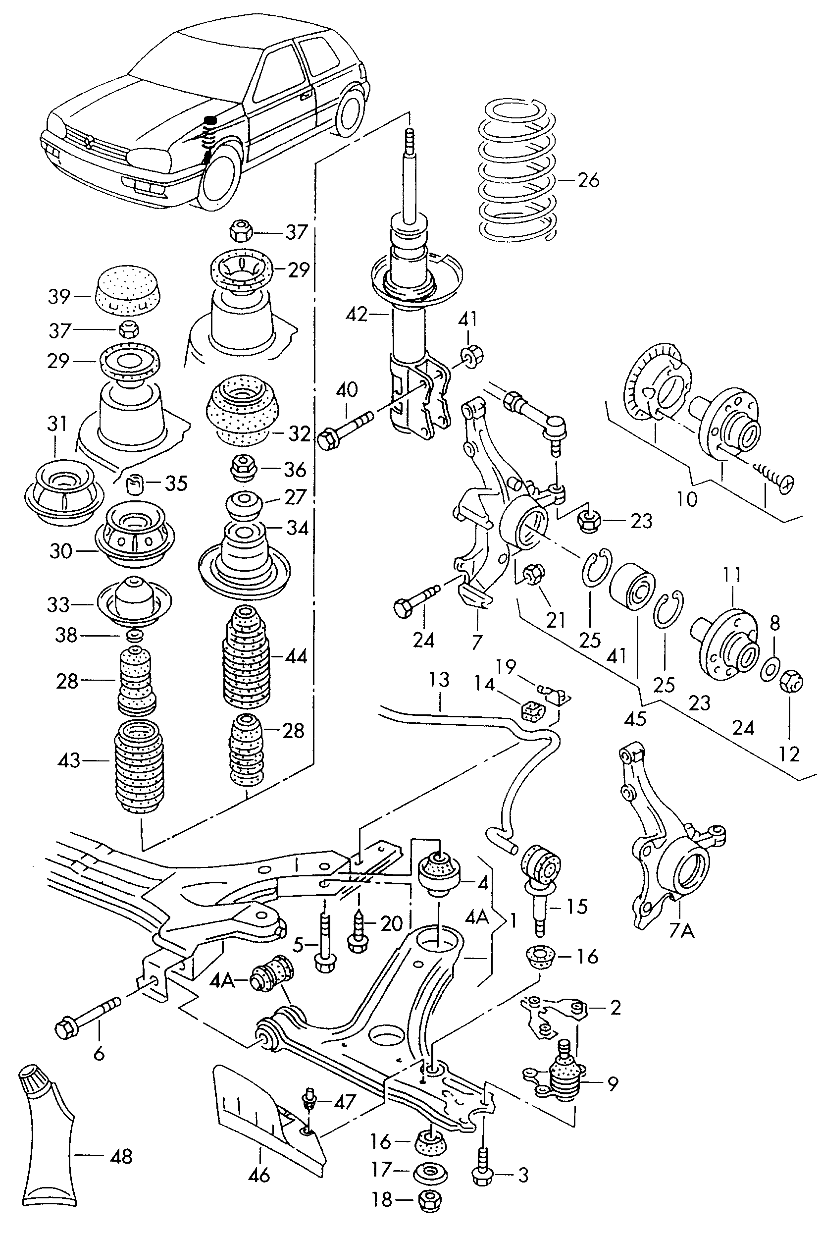 Seat 1H0413031N - Iskunvaimennin onlydrive.pro