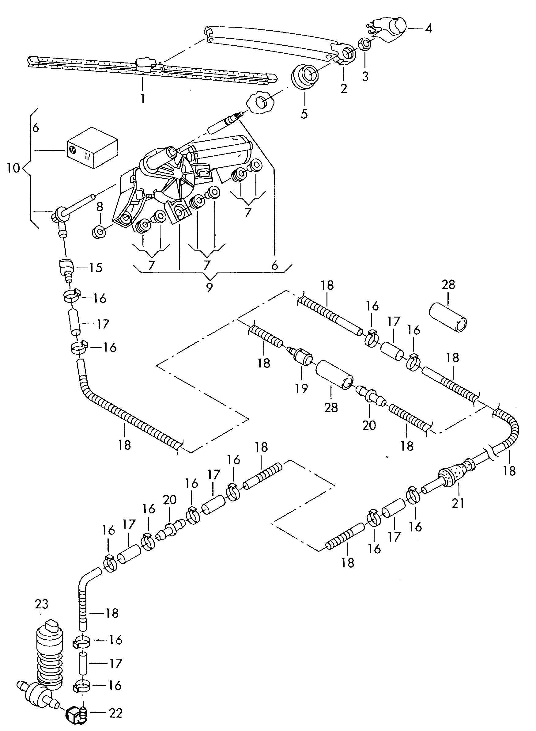 VW 3C9955425 - Щетка стеклоочистителя onlydrive.pro