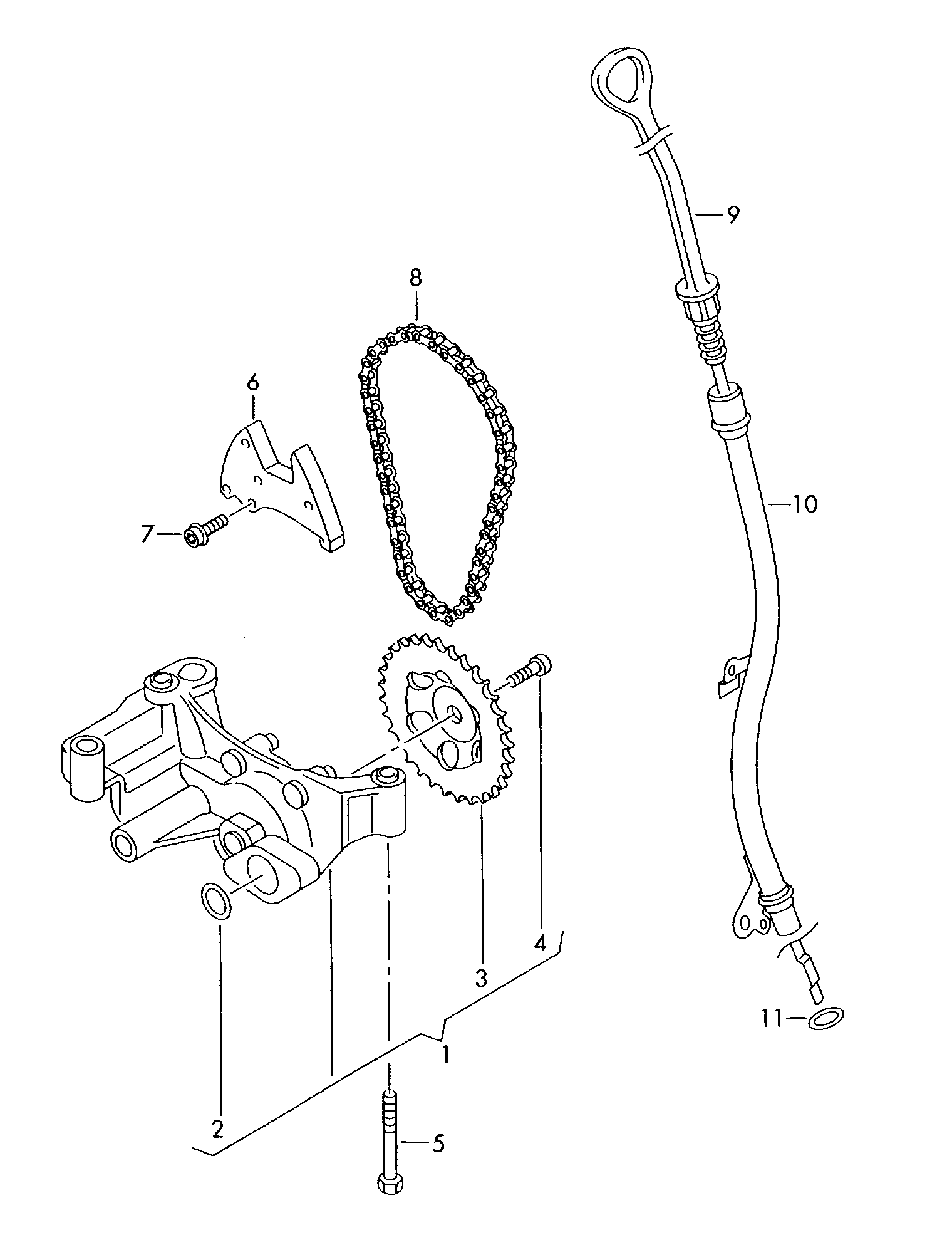 VW 045 115 121 - Gear, oil pump onlydrive.pro