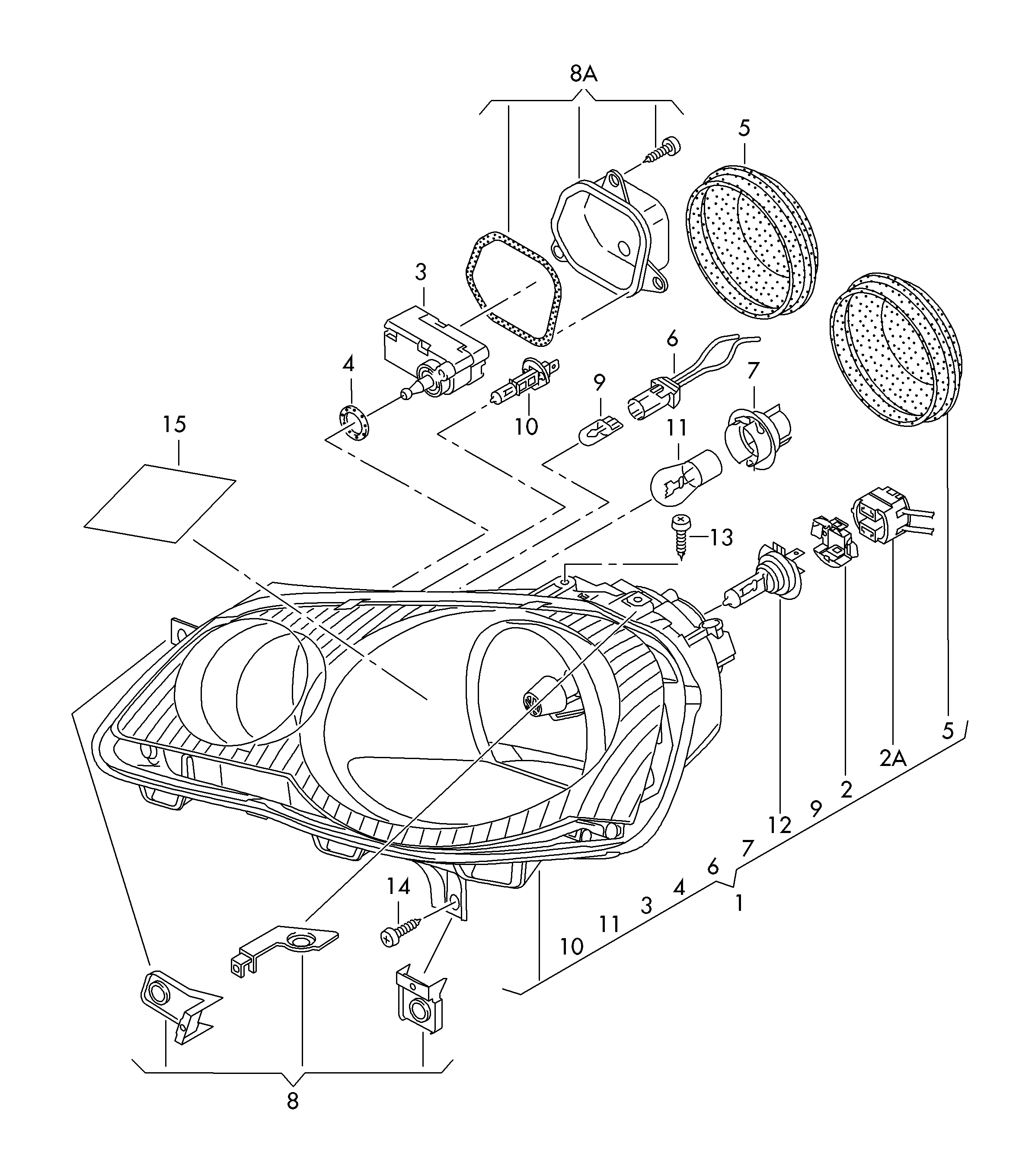 VAG 6Q1 941 007 AT - Headlight onlydrive.pro