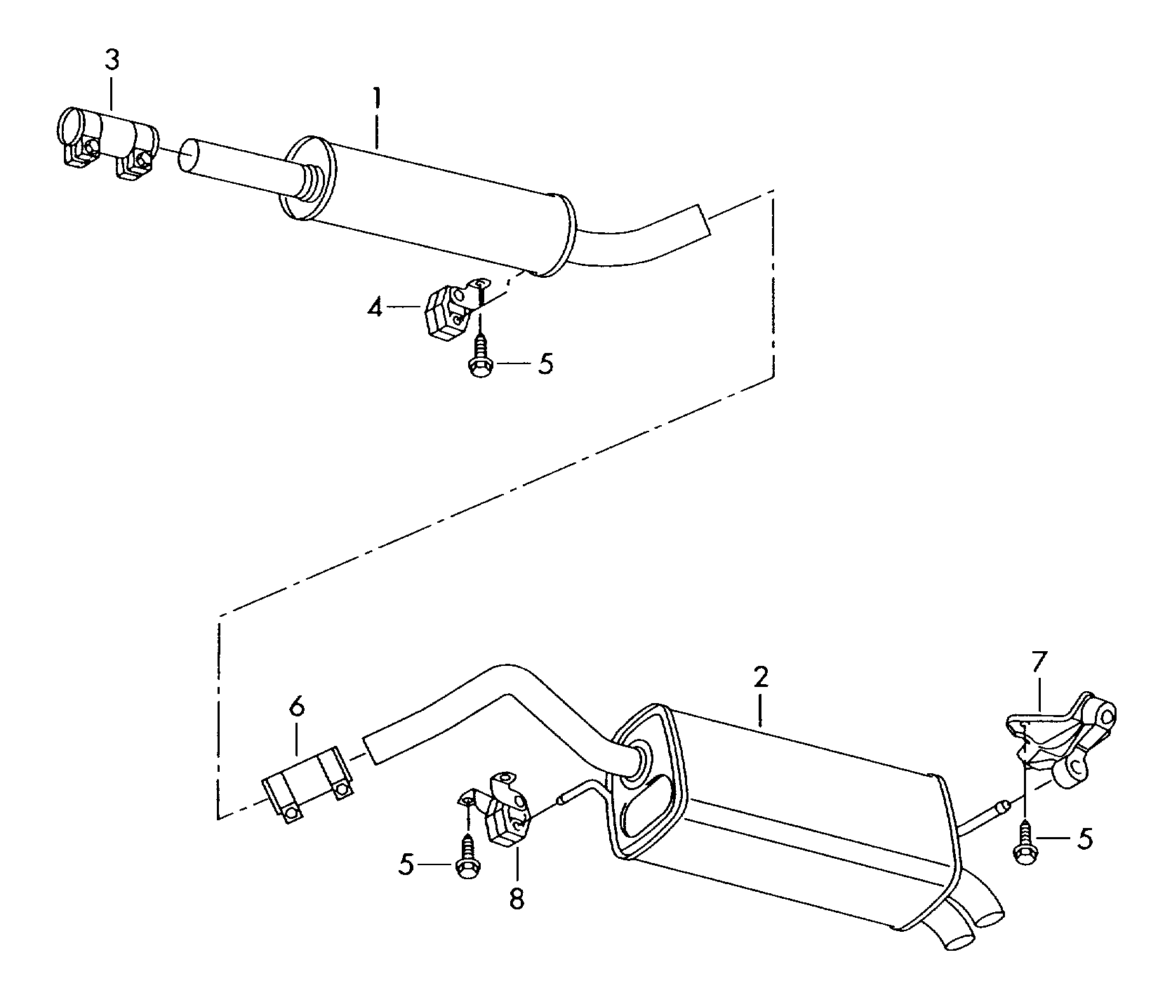 Skoda 6Q0253144D - Holding Bracket, silencer onlydrive.pro