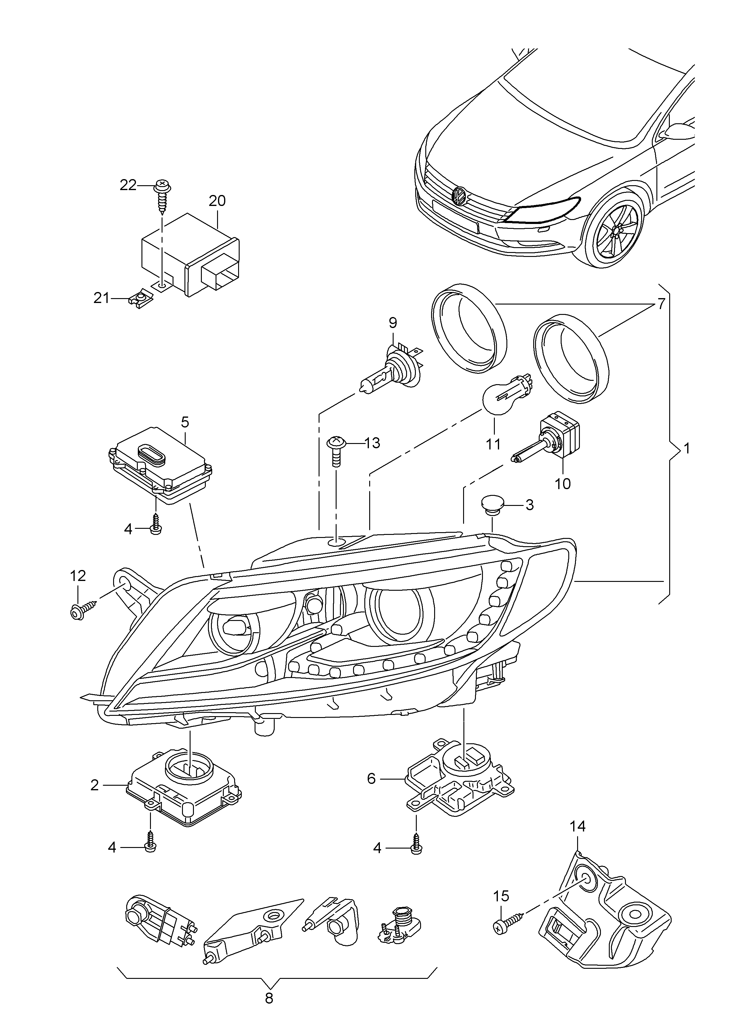 Seat 4G0907697F - Vadības iekārta, Apgaismojums onlydrive.pro