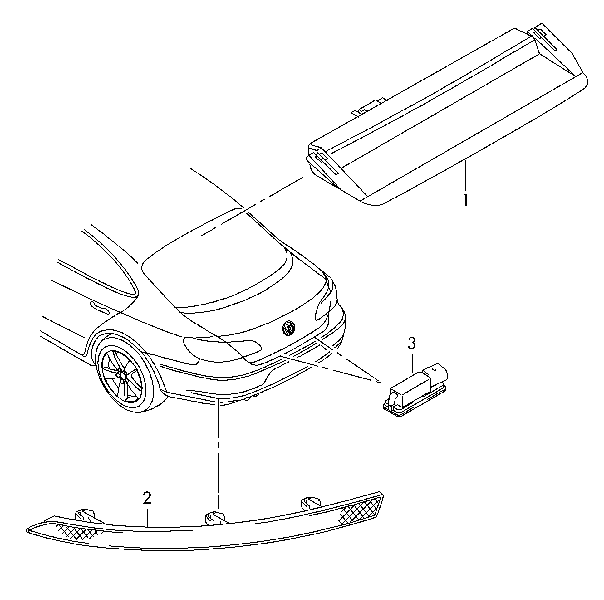 VAG 1K8943021C - Valstybinio numerio apšvietimas onlydrive.pro