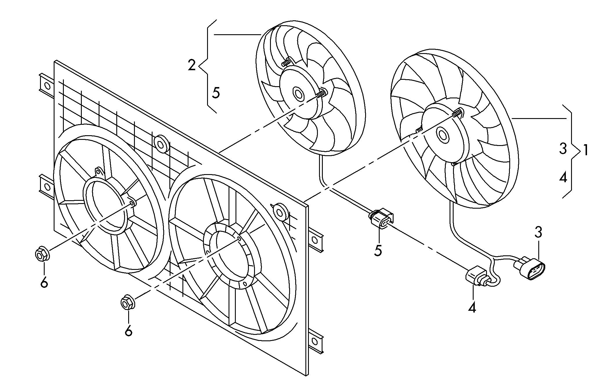 Seat 1K0 959 455 FJ - Fan, radiator onlydrive.pro