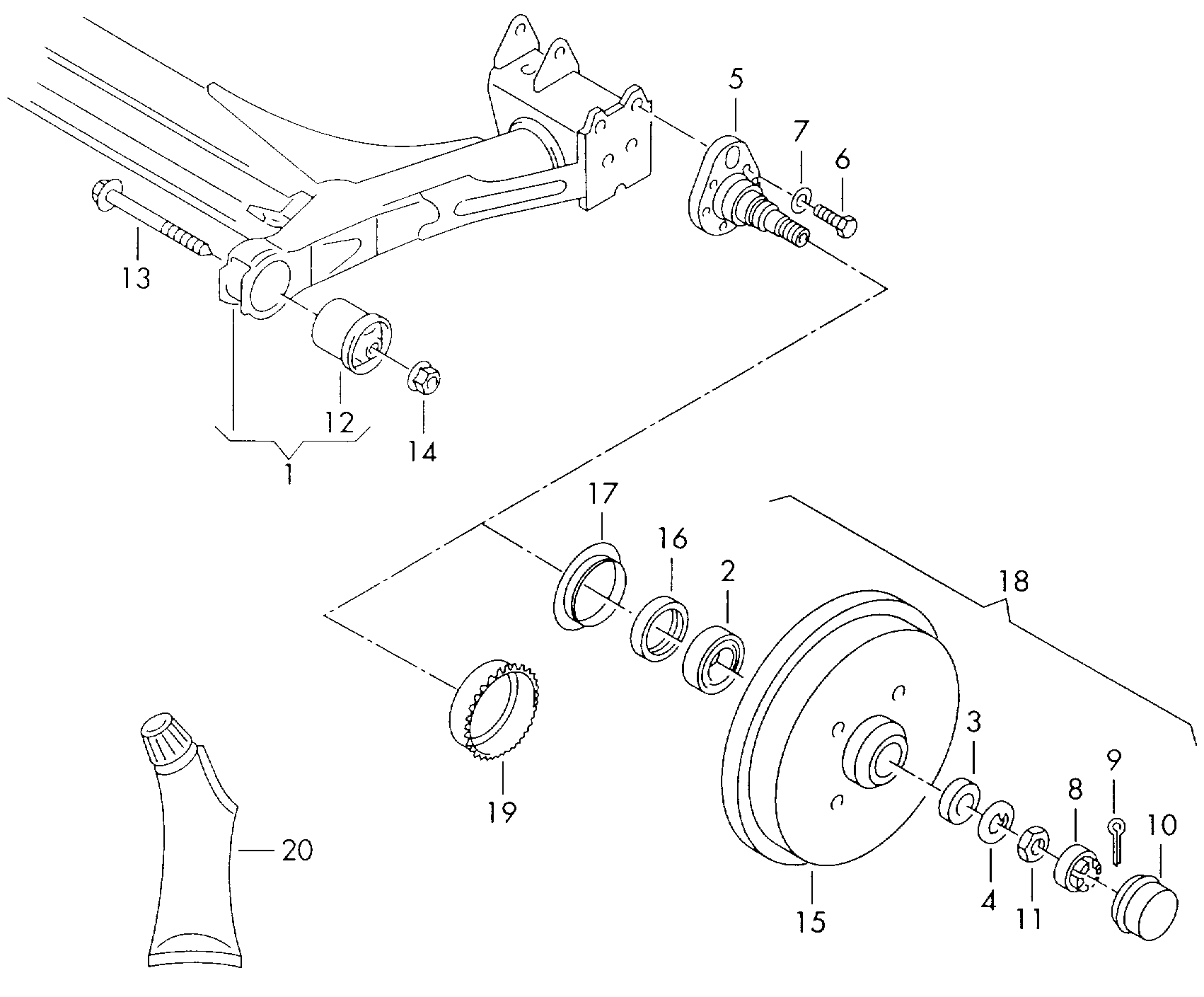 VAG 1H0 501 615 A - Piduritrummel onlydrive.pro