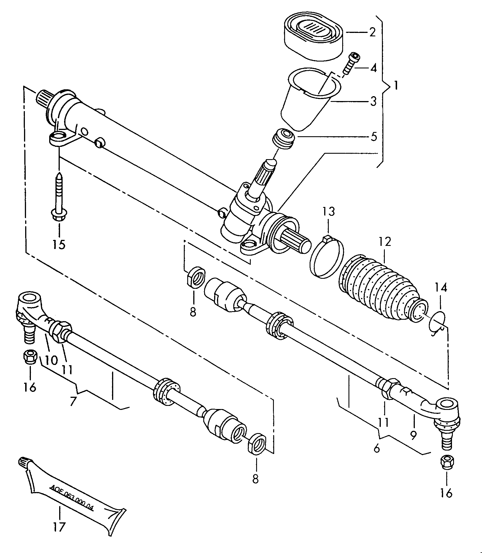 Seat 6N0419811 - Tie Rod End onlydrive.pro