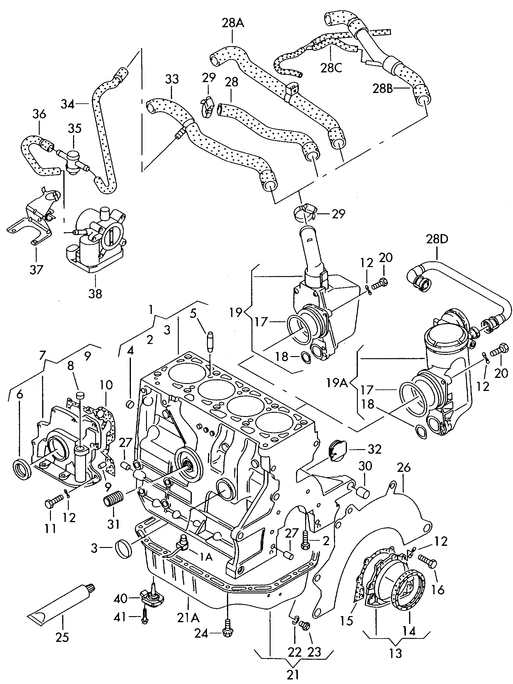 Seat 036 103 085 H - Vārpstas blīvgredzens, Sadales vārpsta onlydrive.pro