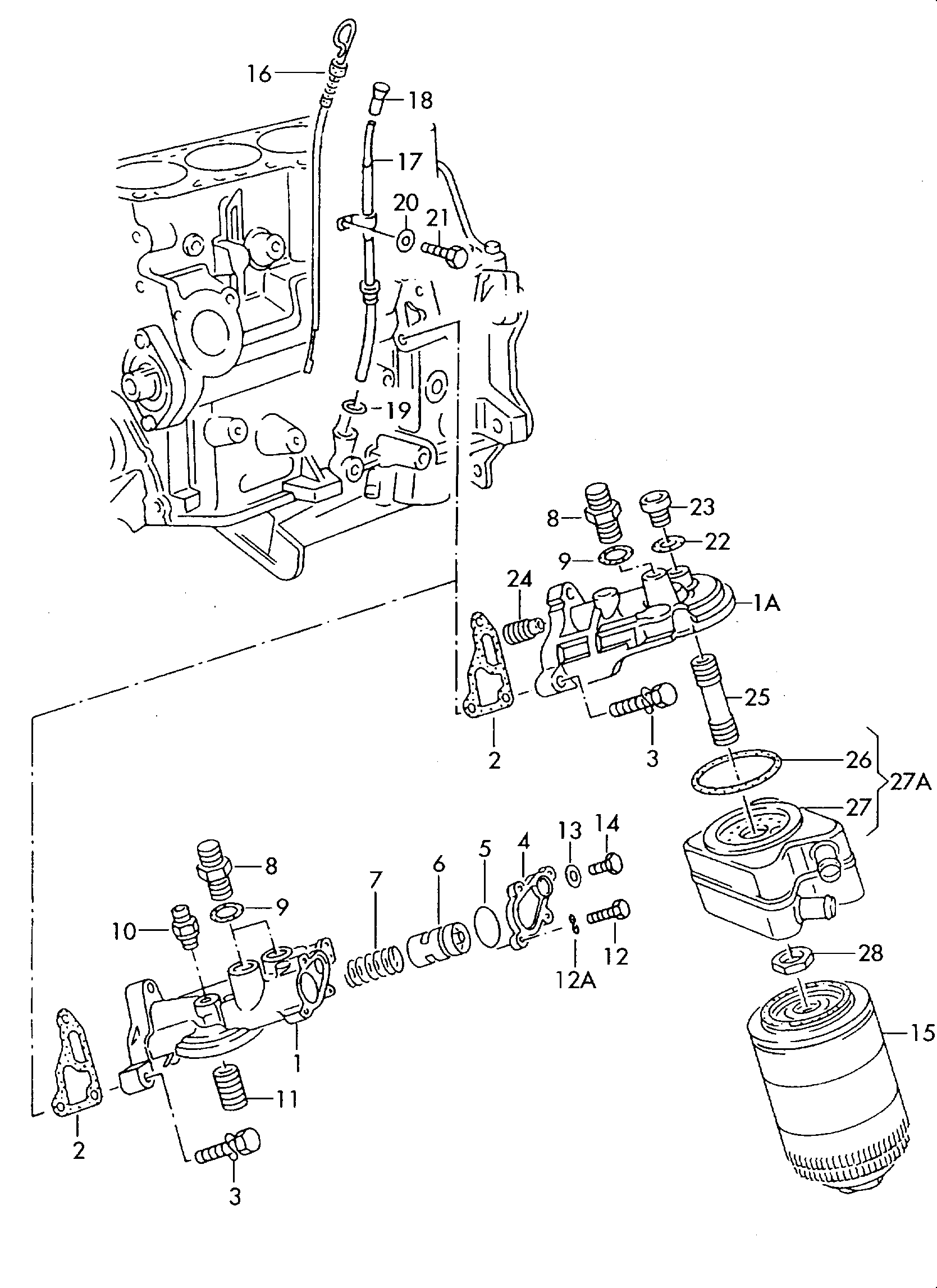 Seat 028115611G - Eļļas tausts onlydrive.pro