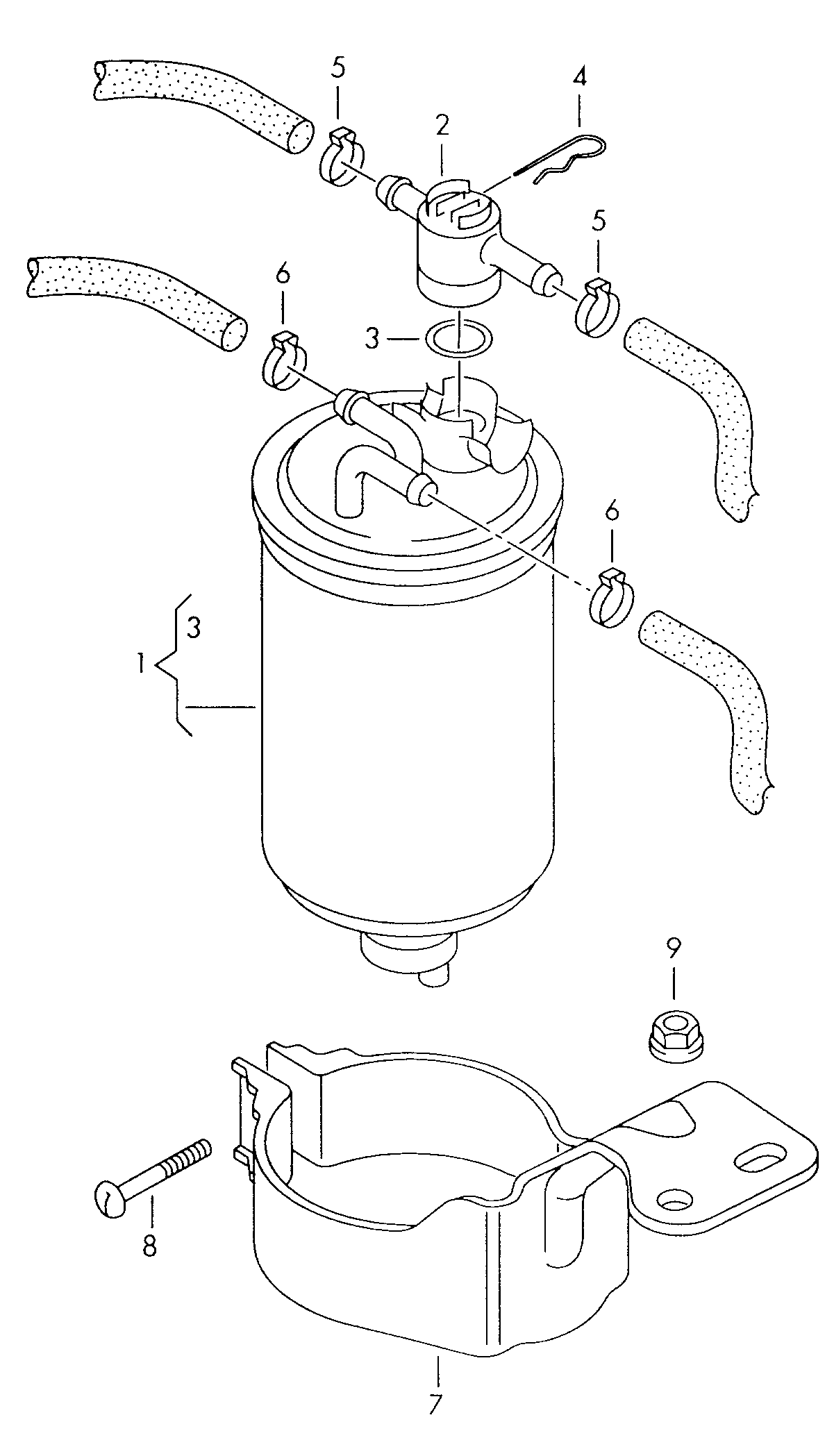 VAG 6N0 127 401 C - Fuel filter onlydrive.pro