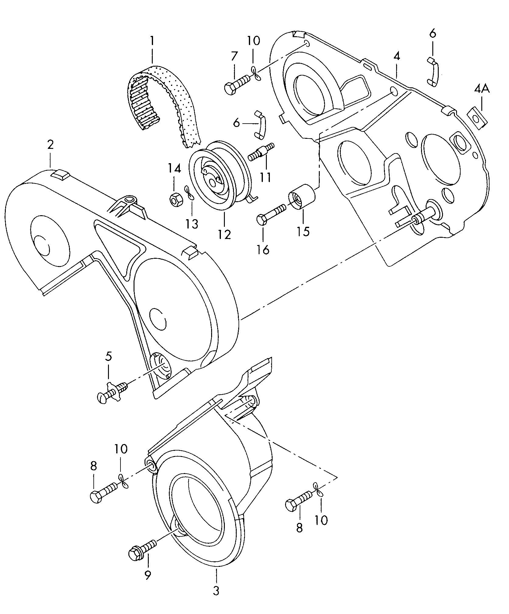 Seat 028 109 244 - Parazīt / Vadrullītis, Zobsiksna onlydrive.pro