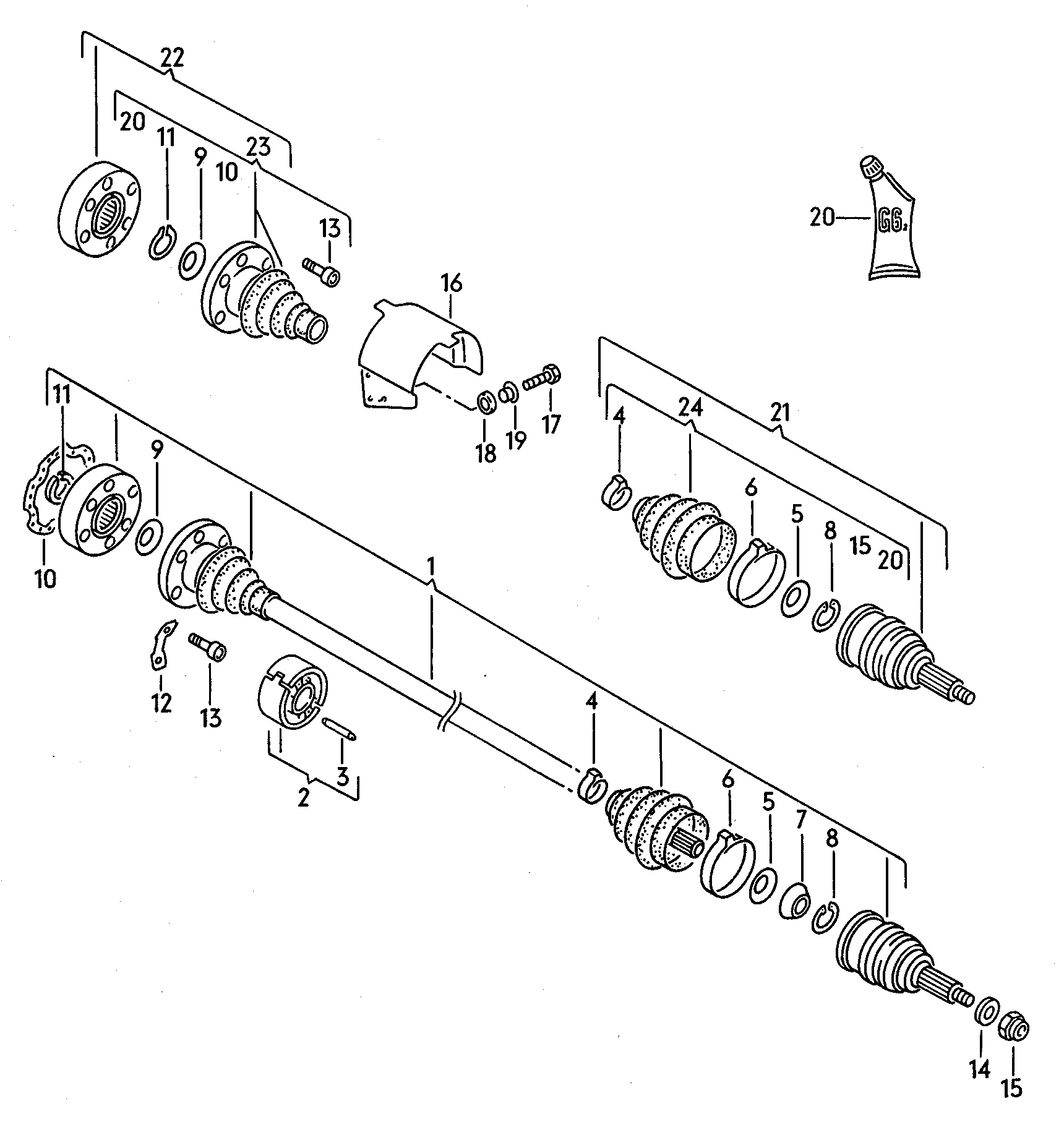 Seat 191 498 340 X - Шарнирный комплект, ШРУС, приводной вал onlydrive.pro