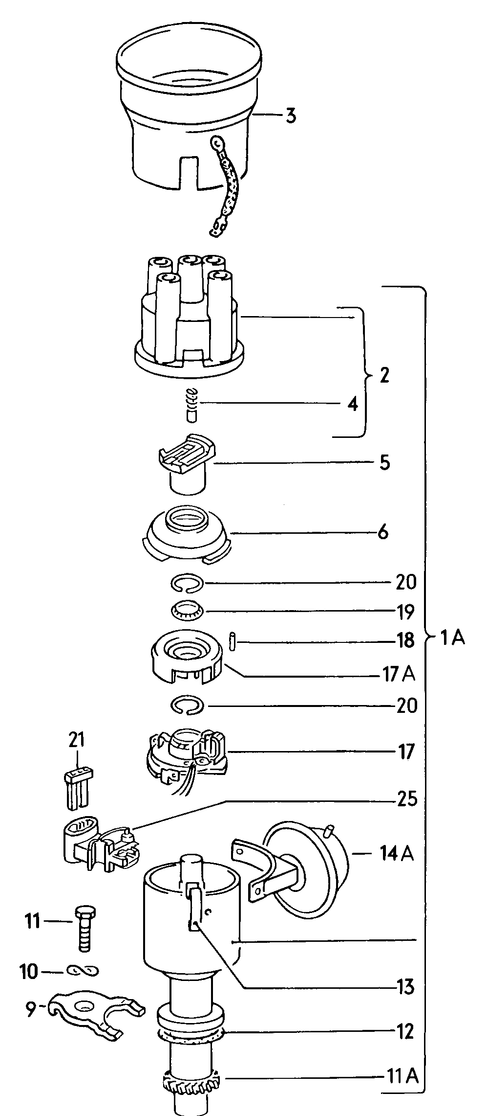 VAG 026 905 225 K - Virranjakajan pyörijä onlydrive.pro